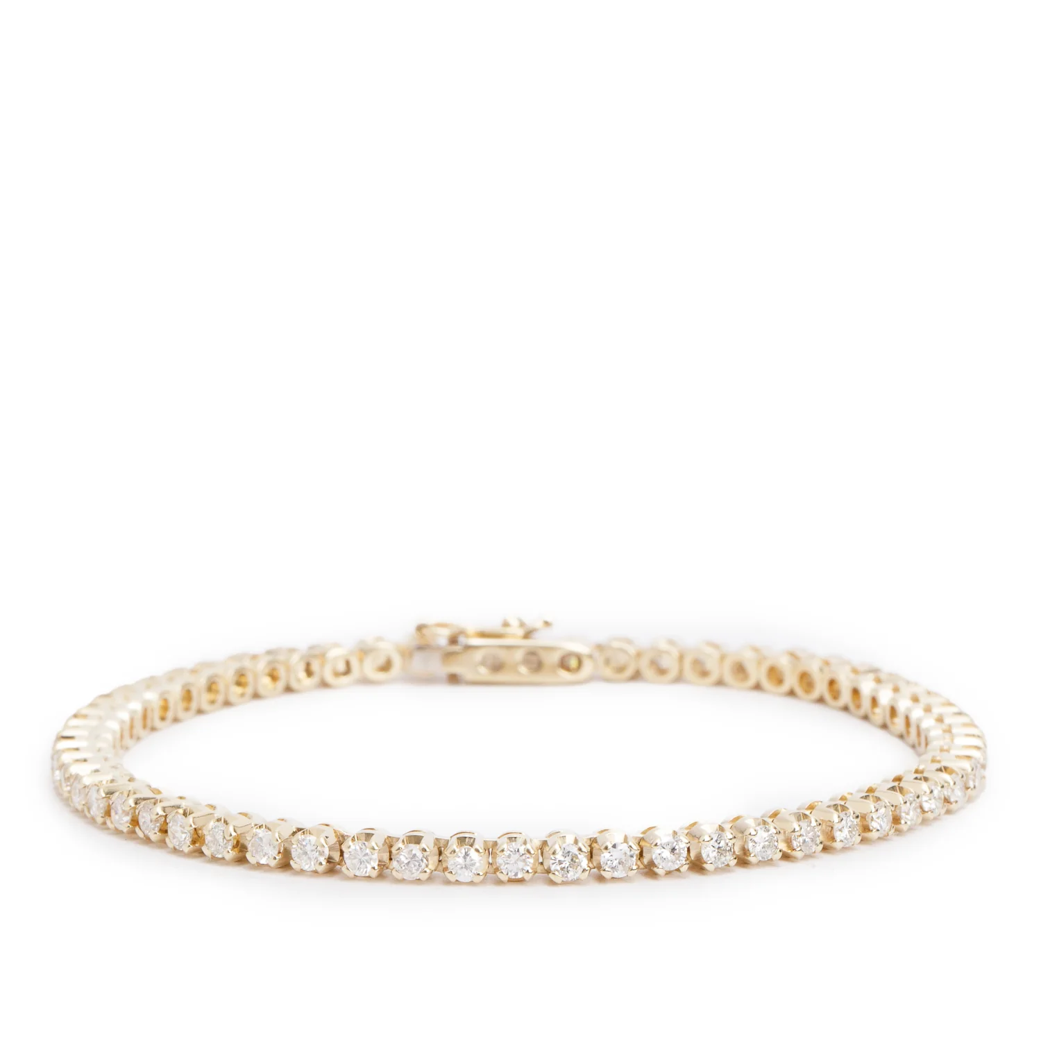 14k Yellow Gold 2.32 tcw. Diamond Tennis Bracelet