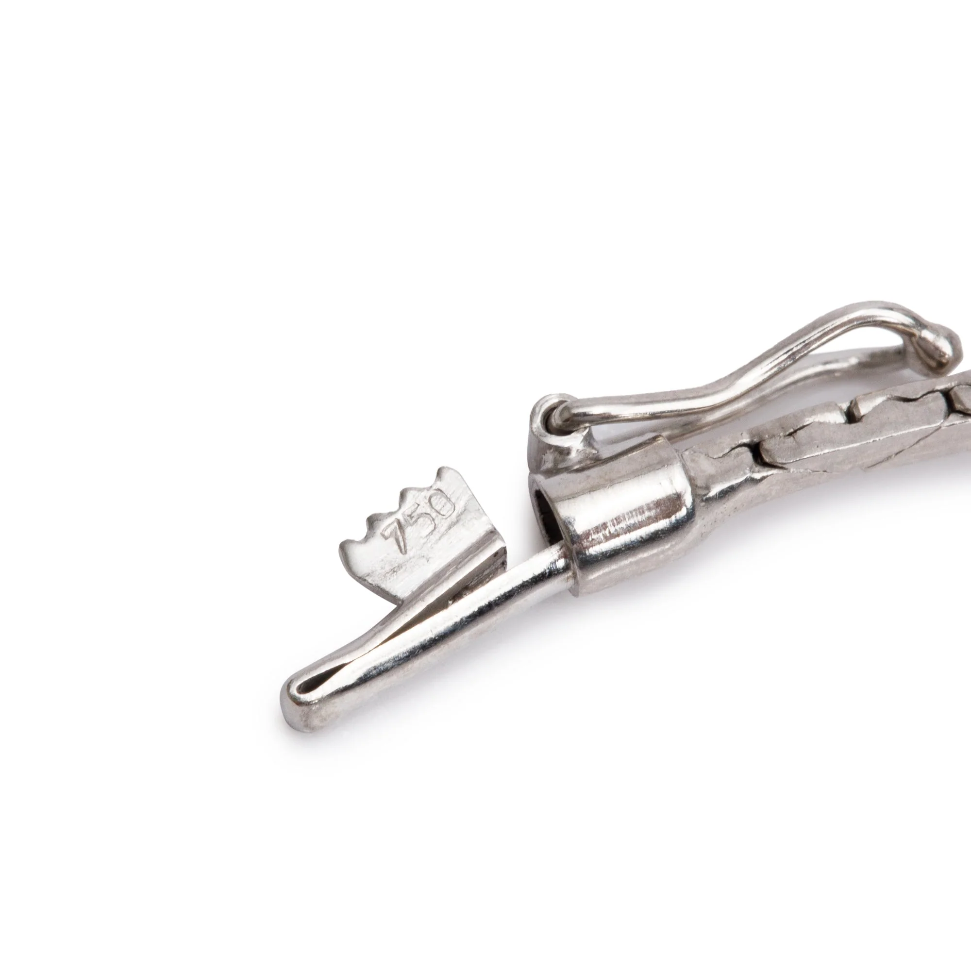 18k White Gold 3.32 tcw. Diamond Tennis Necklace - Image 4