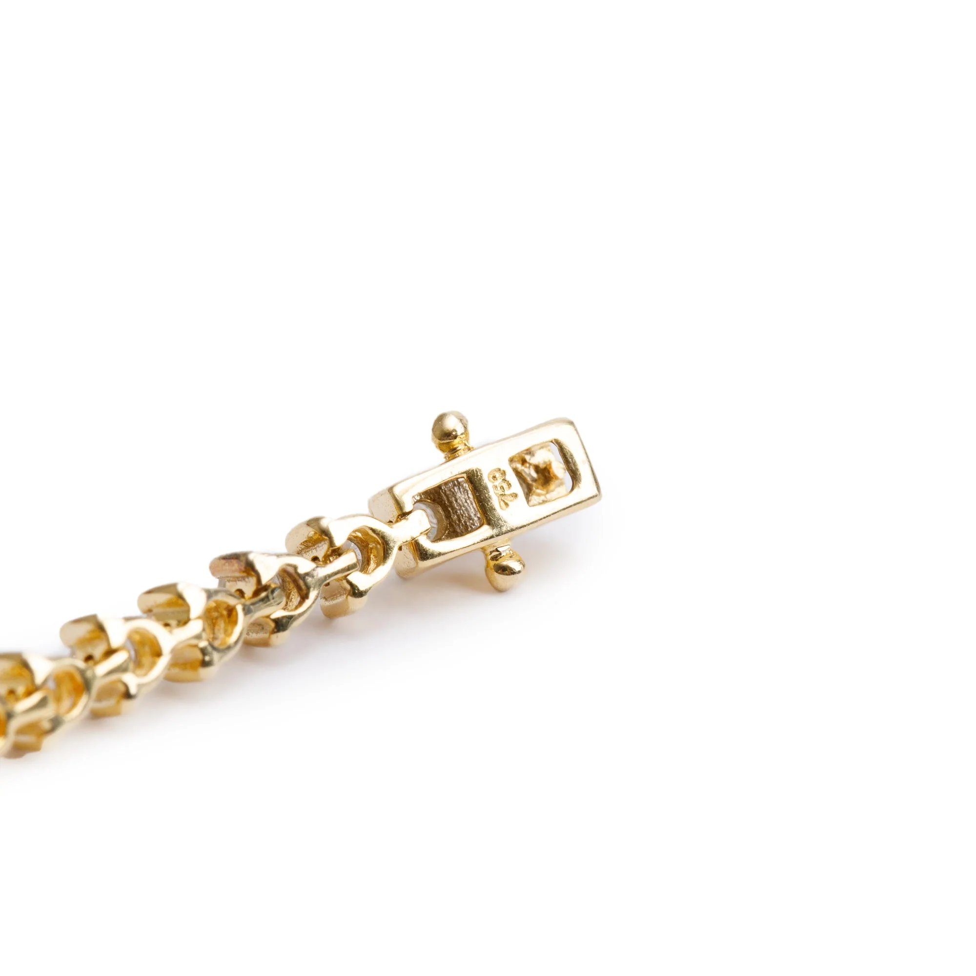 18k Yellow Gold 2.41 tcw. Diamond Tennis Bracelet - Image 4