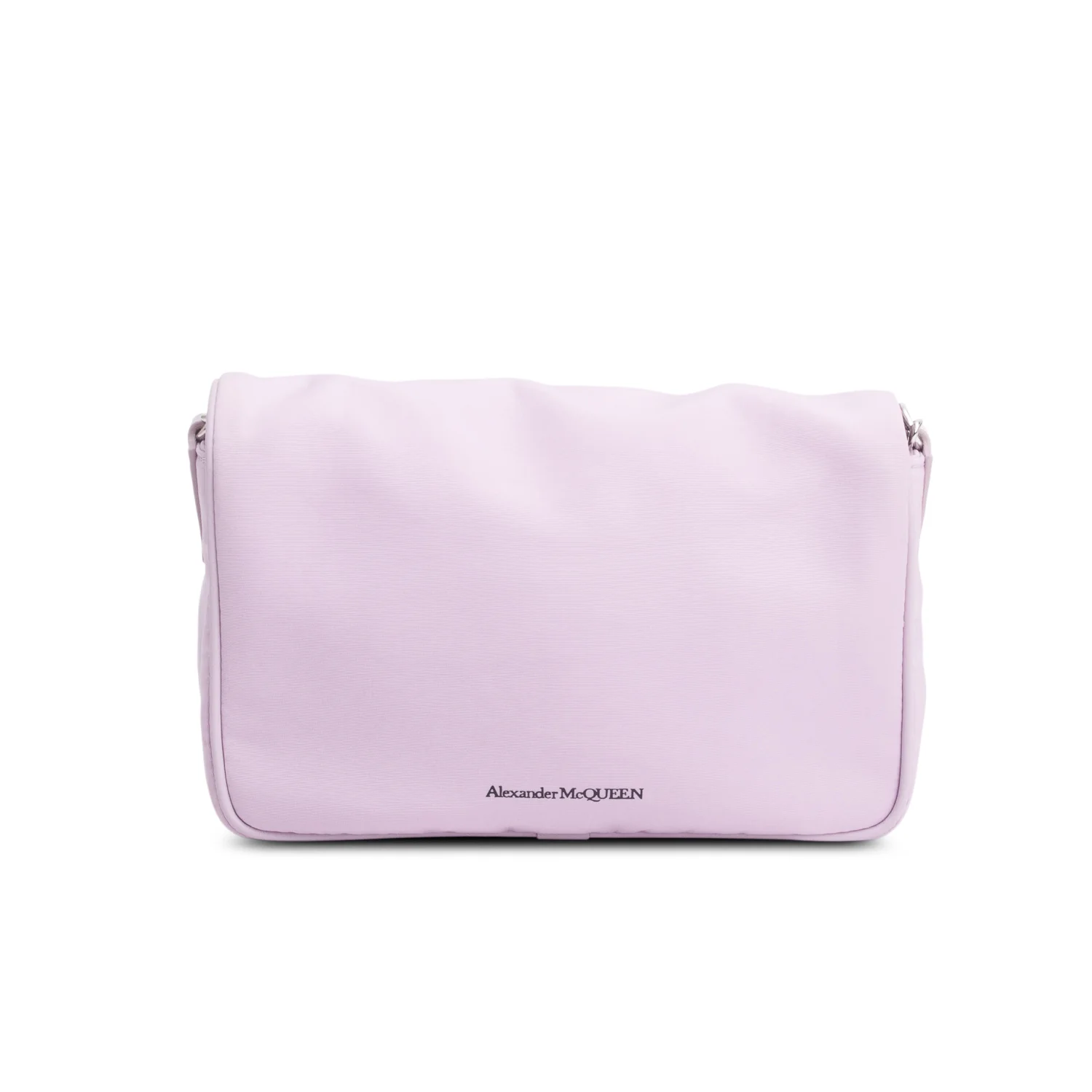 Alexander McQueen Lilac Nylon Skull Small Crossbody Bag - Image 5