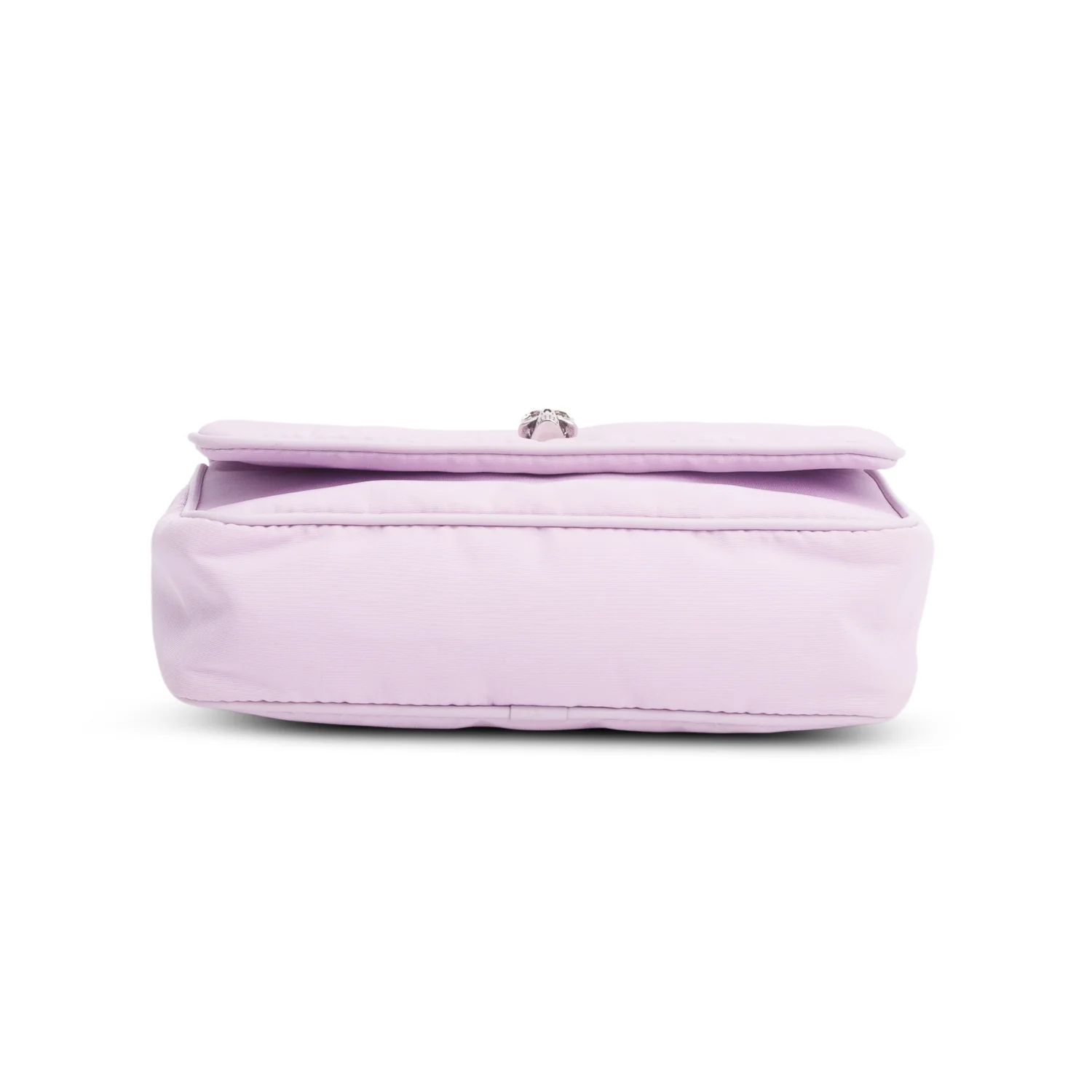 Alexander McQueen Lilac Nylon Skull Small Crossbody Bag - Image 7