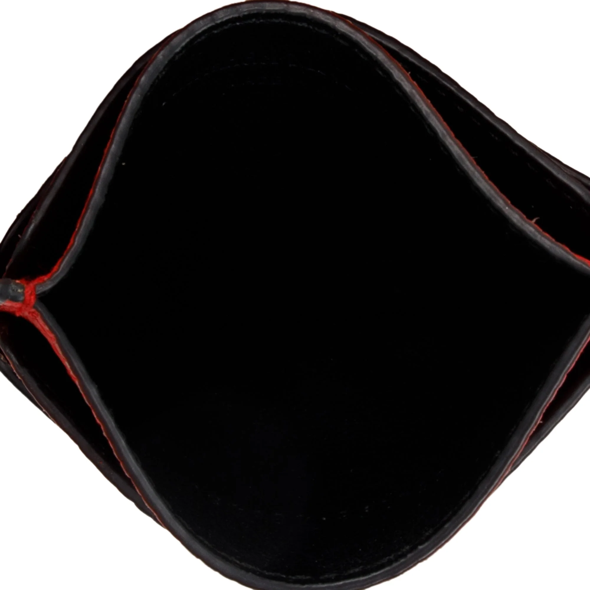 Alexander McQueen Red Leather Skull Card Holder - Image 6