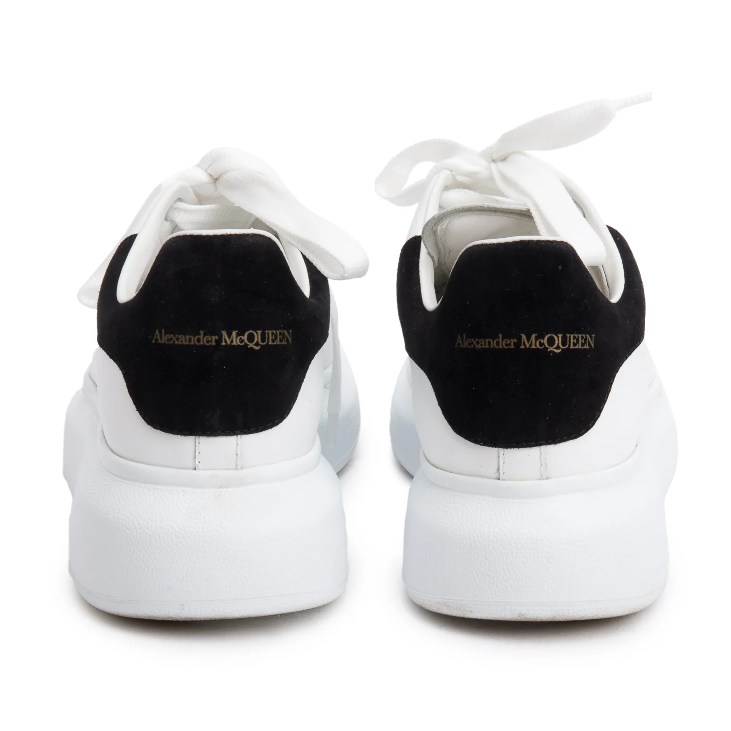 Alexander McQueen White Oversized Lace Sneakers, Size 37.5 w/ Box - Image 6