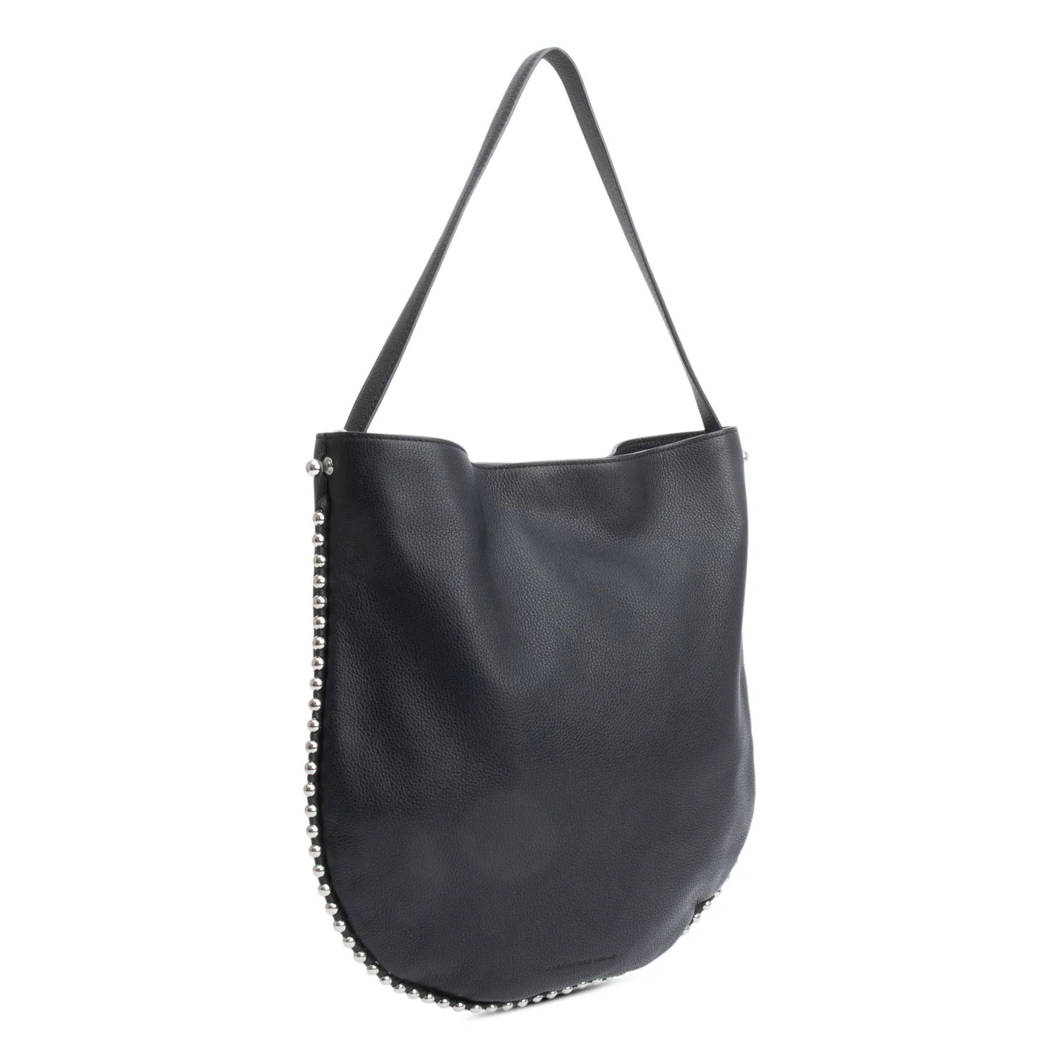 Alexander Wang Black Calfskin Leather Roxy Shoulder Bag w/ Pouch - Image 4