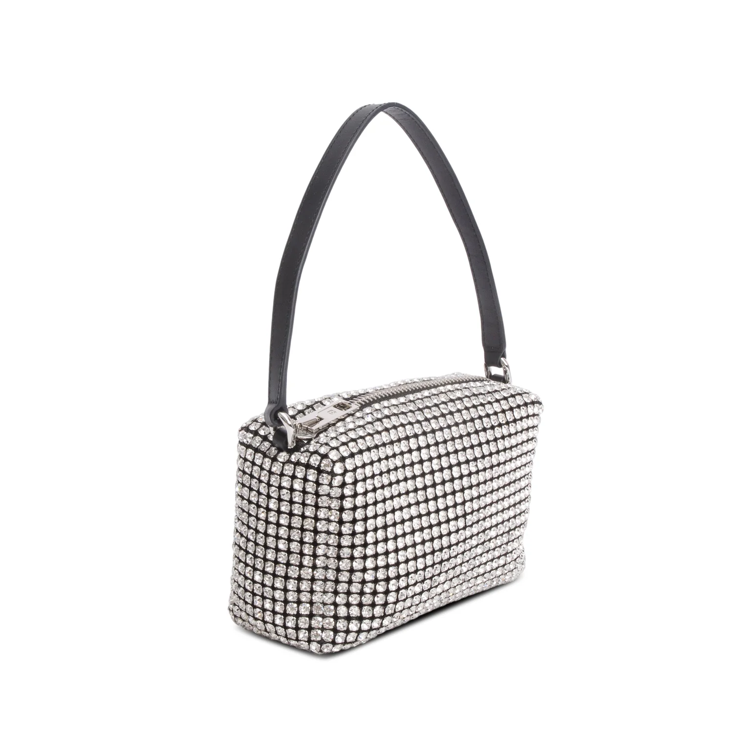Alexander Wang Black Crystal Mesh Heiress Pouch w/ Box - Image 3