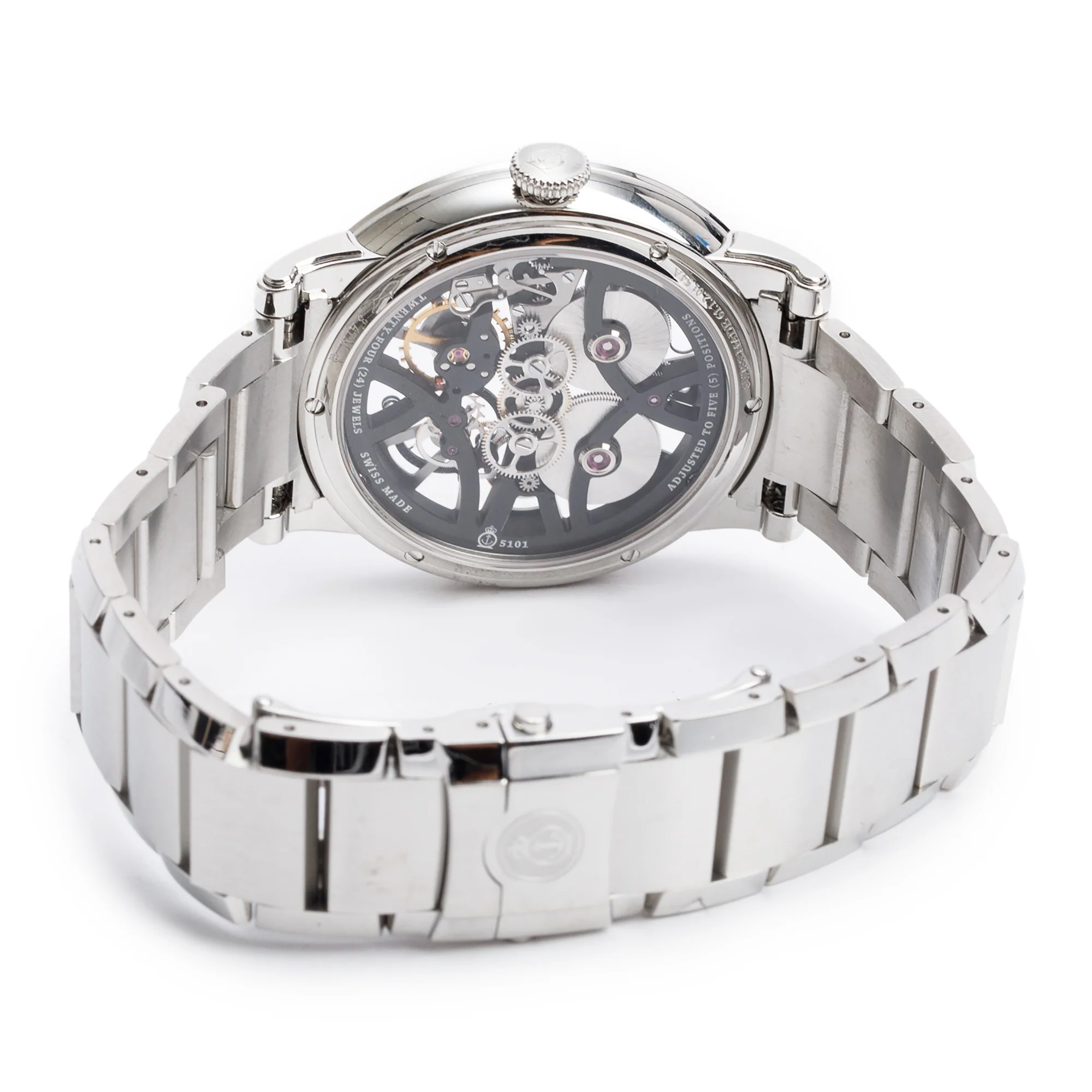 Arnold & Son Stainless Steel Nebula 41 MM Manual Watch - Image 3