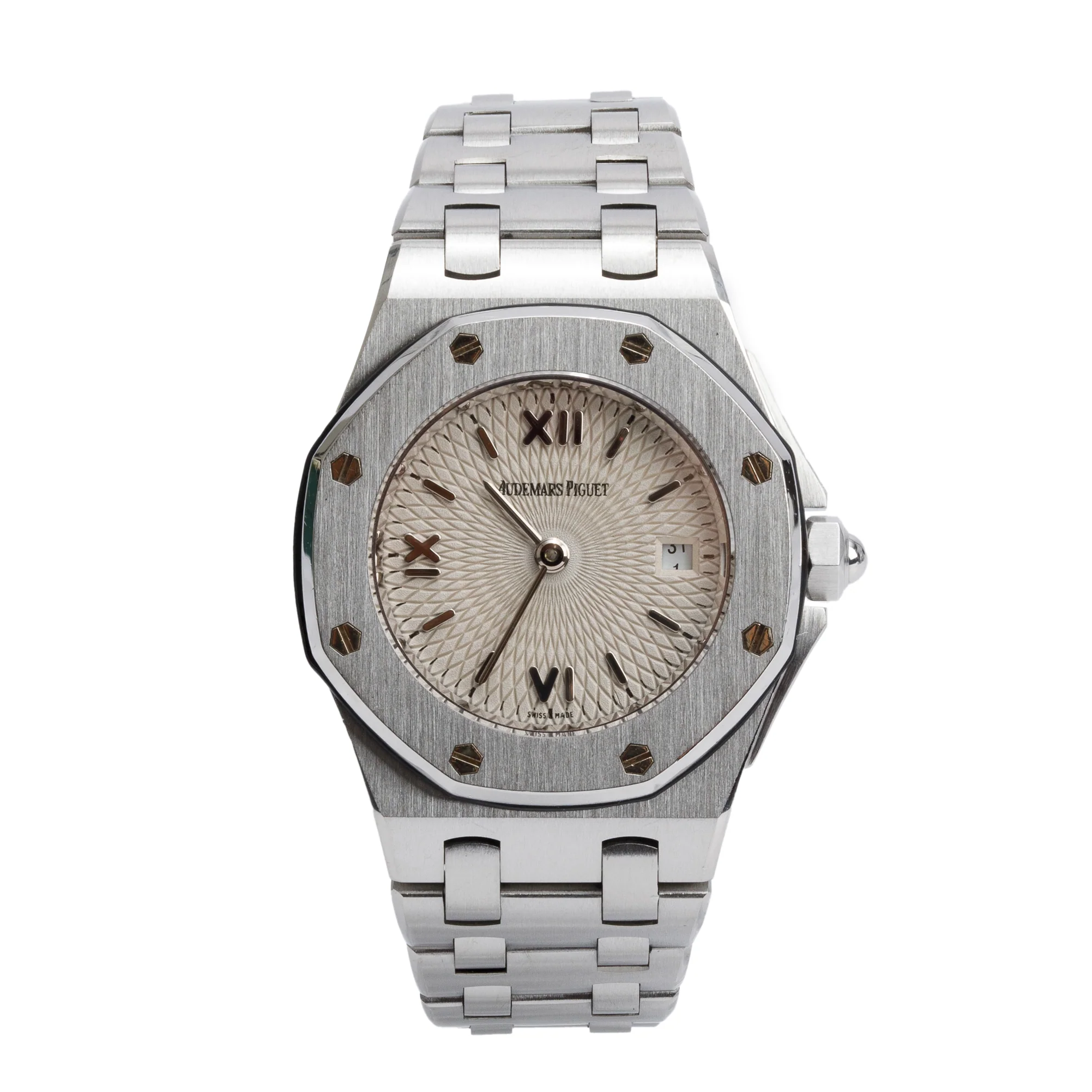 Audemars Piguet Stainless Steel Royal Oak 27 MM Quartz Watch 67150ST w/ Box & Papers