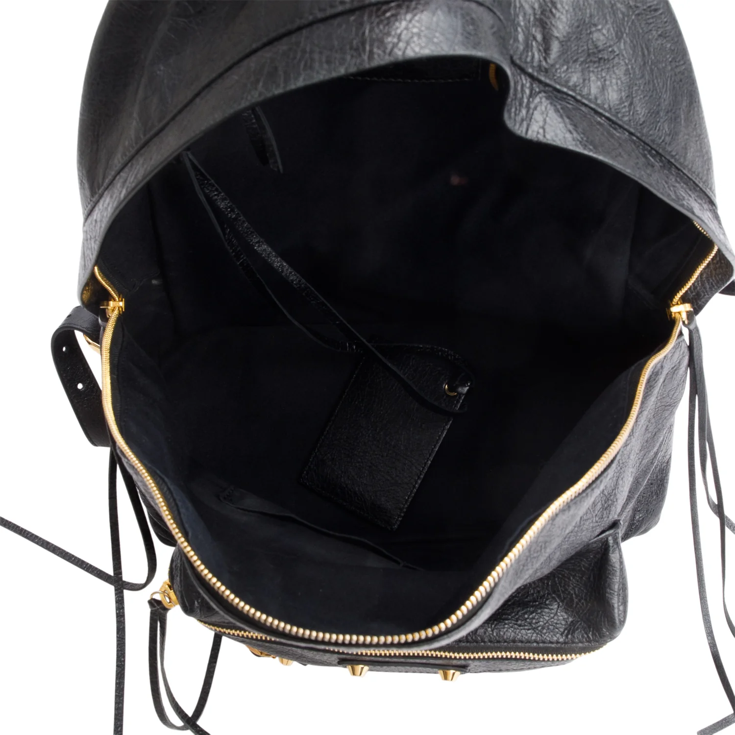 Balenciaga Black Agneau Classic City Backpack - Image 7