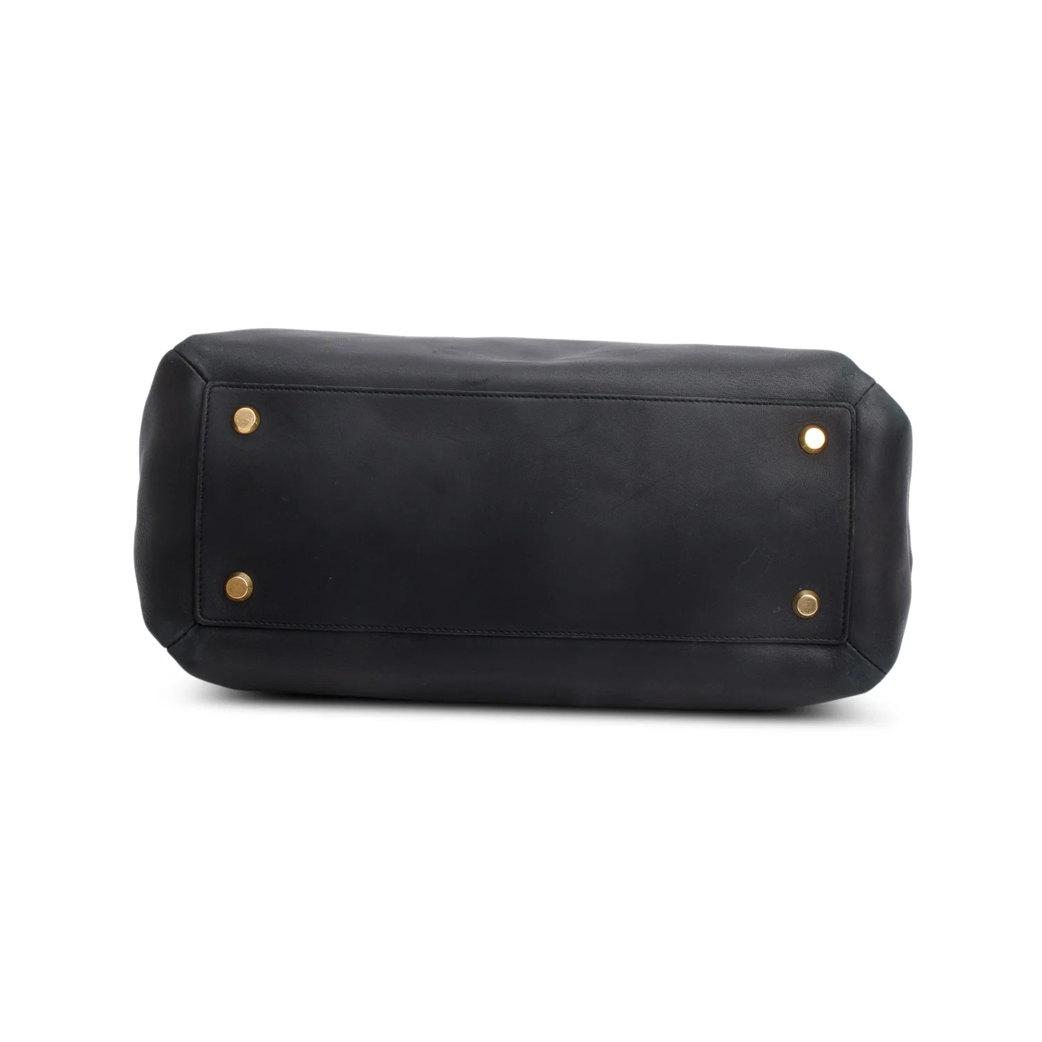 Balenciaga Black Lambskin Portfolio Sac Handle Bag w/ Strap - Image 7