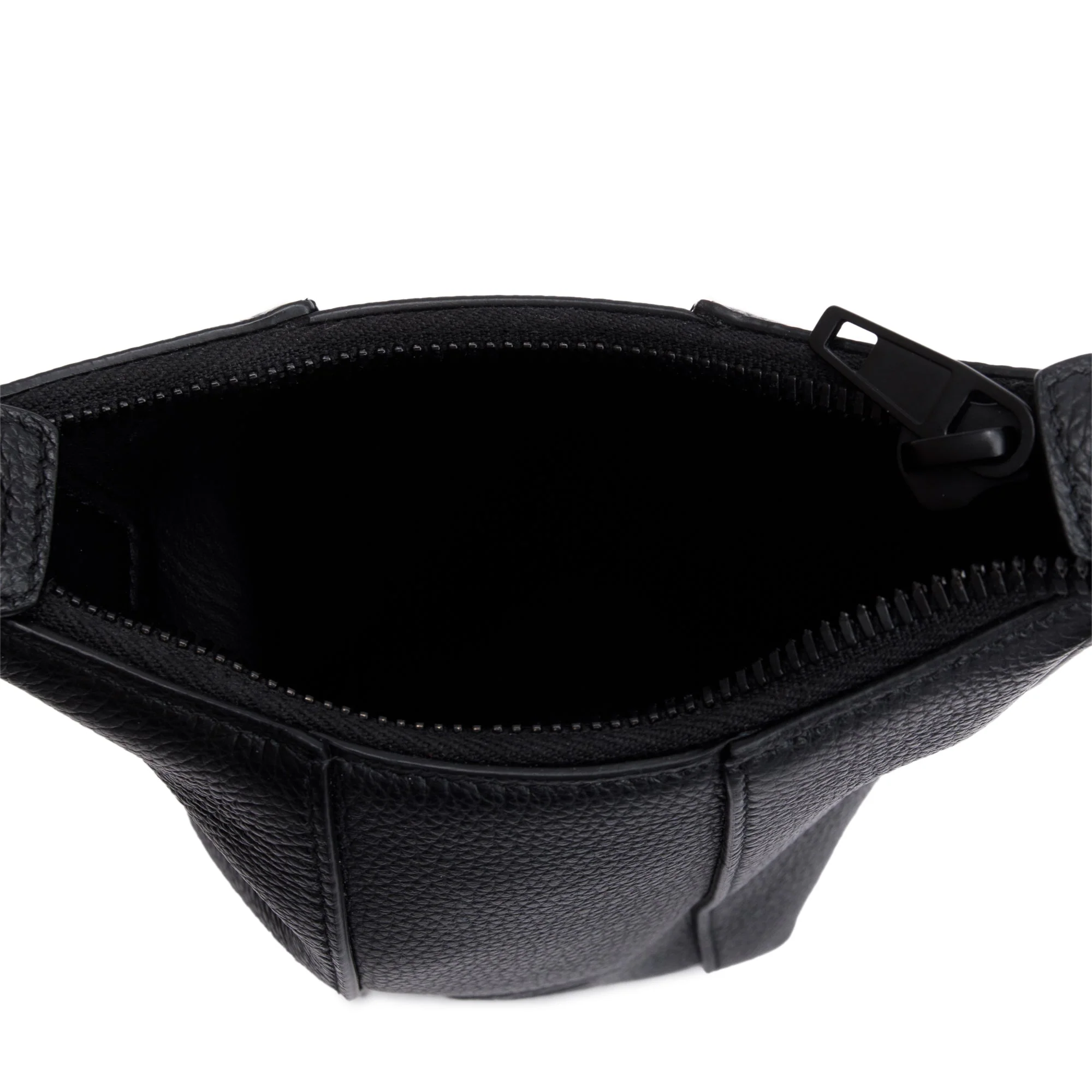 Balenciaga Black Leather Hourglass Phone Holder Crossbody Bag - Image 7
