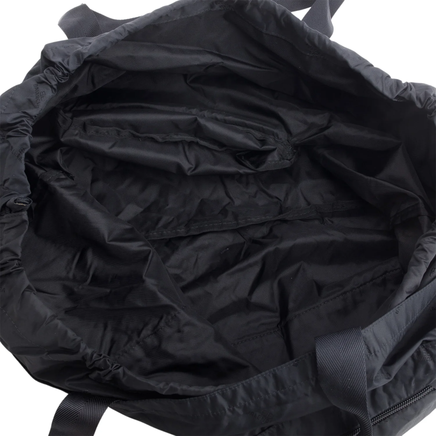 Balenciaga Black Nylon Convertible Tote Bag - Image 7