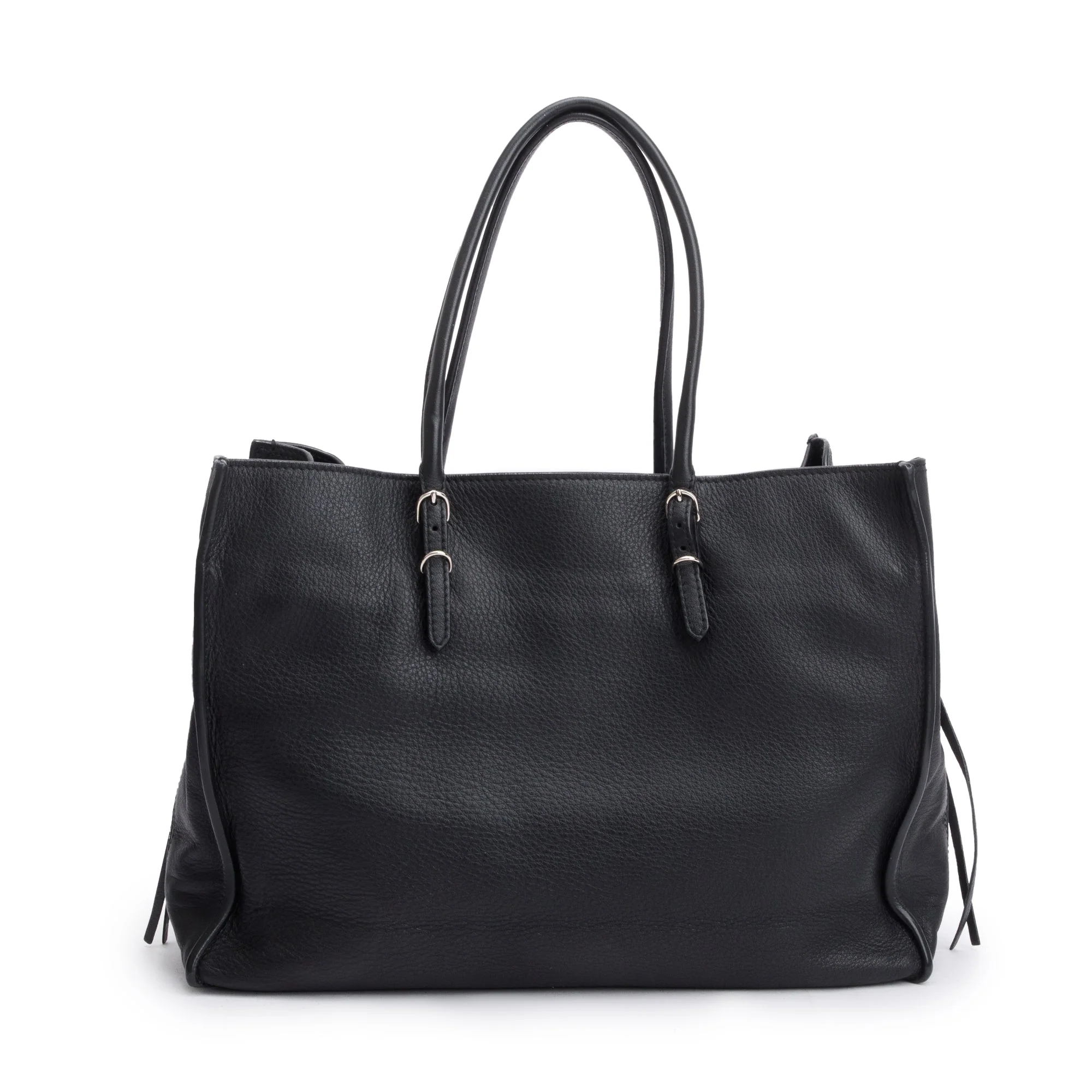 Balenciaga Black Veau Papier B4 Zip Around Tote - Image 5