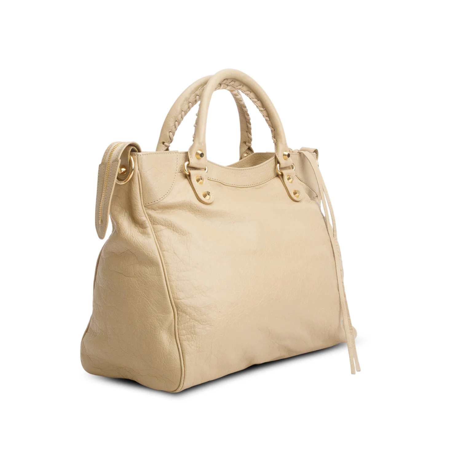 Balenciaga Brown Agneau Classic Hardware Velo w/ Strap - Image 6