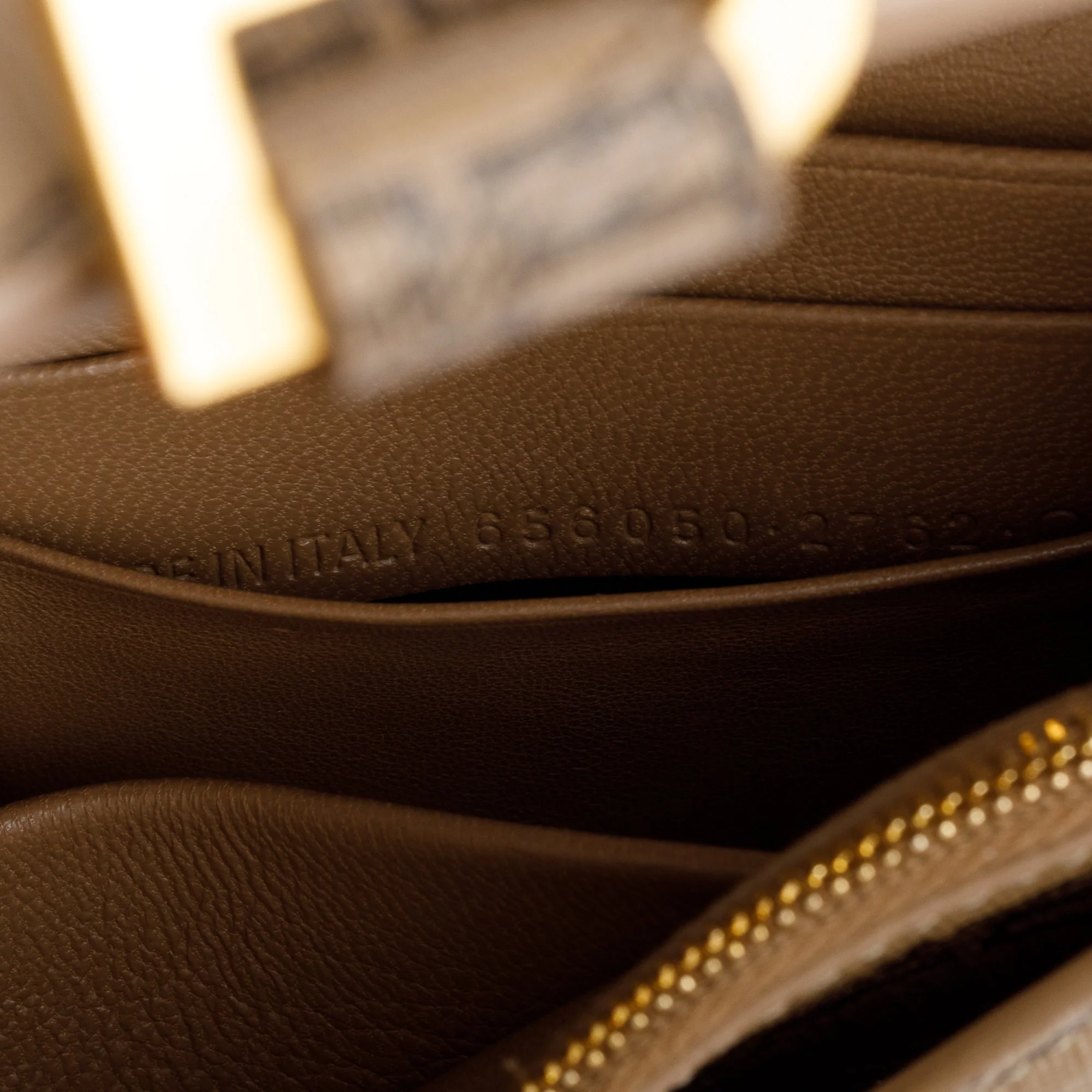 Balenciaga Brown BB Canvas Hourglass Wallet on Chain - Image 9