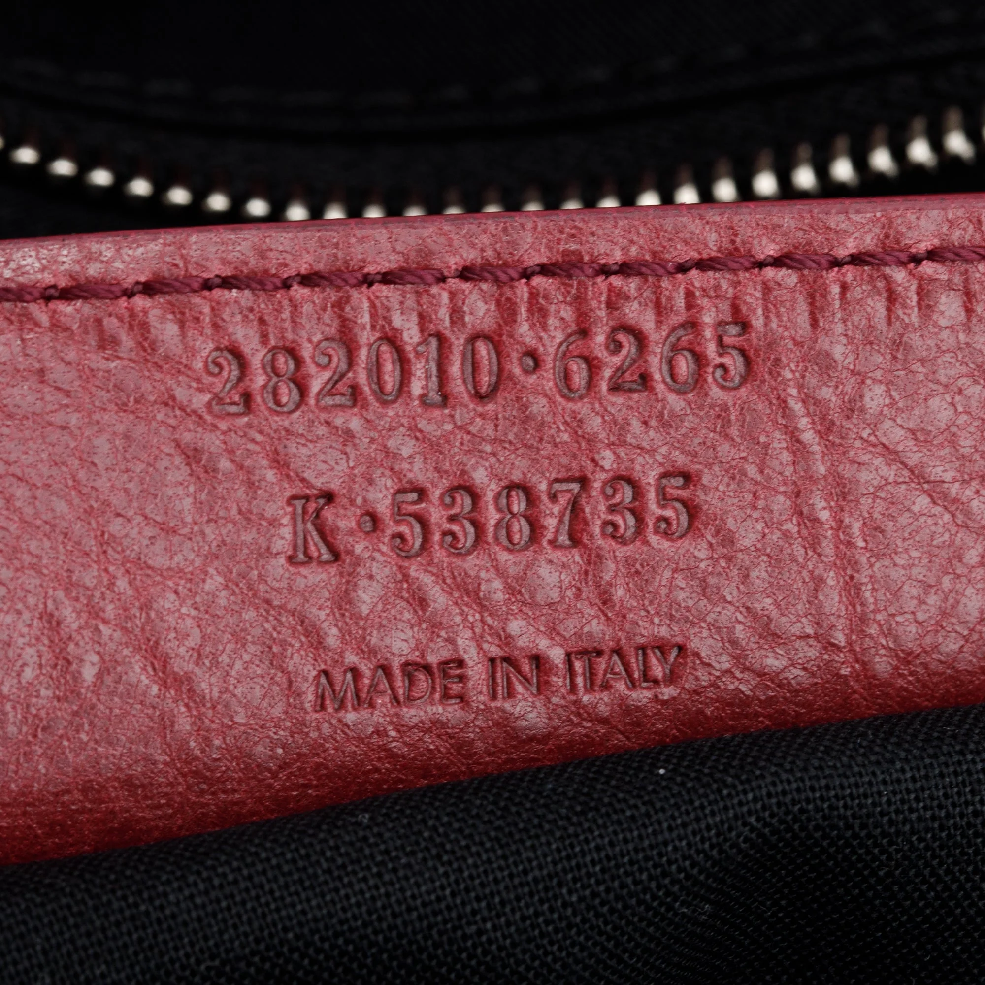 Balenciaga Burgundy Motocross Agneau Leather Giant 12 City Bag w/ Strap - Image 9