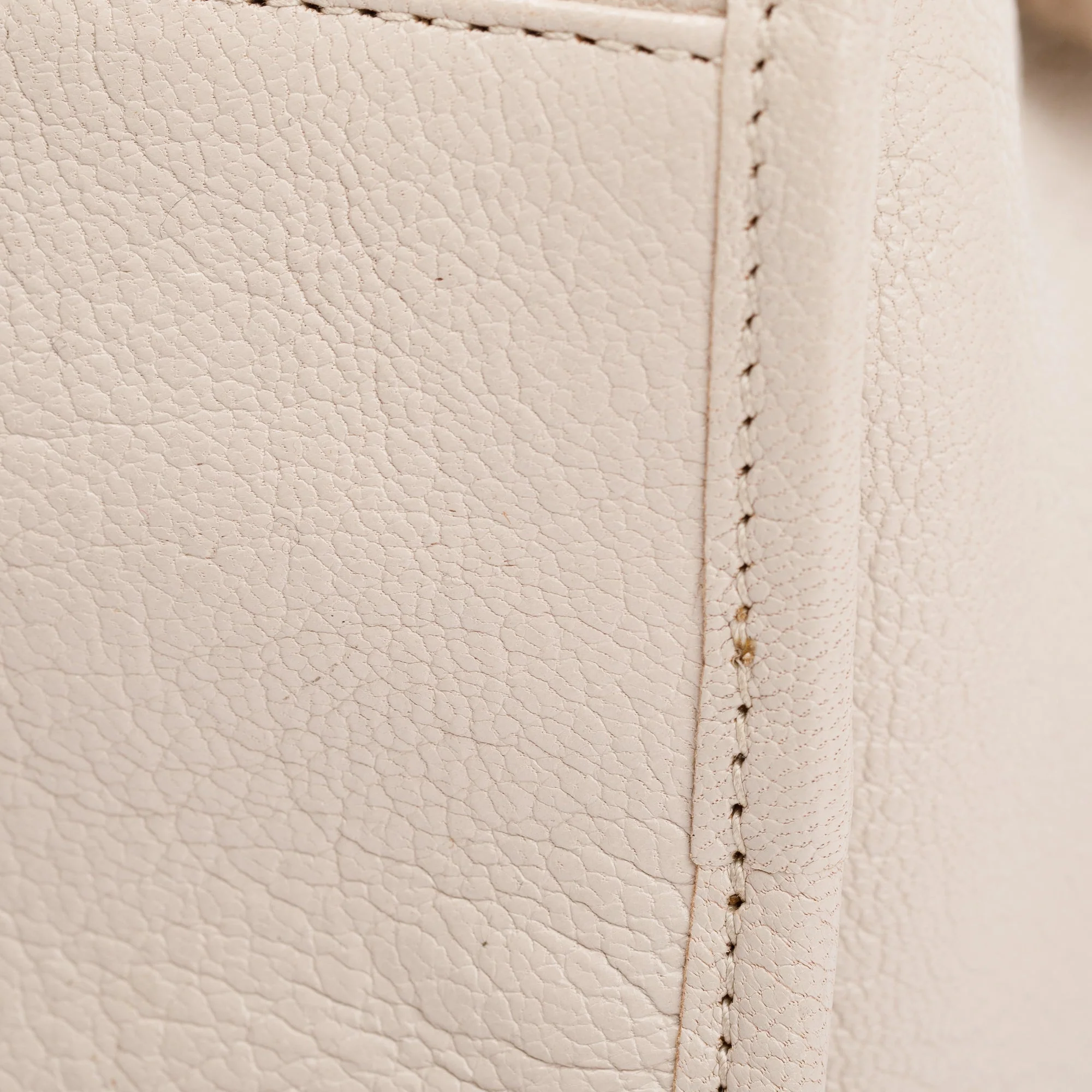 Balenciaga Neutral Chevre Leather Metallic Edge City Bag - Image 7