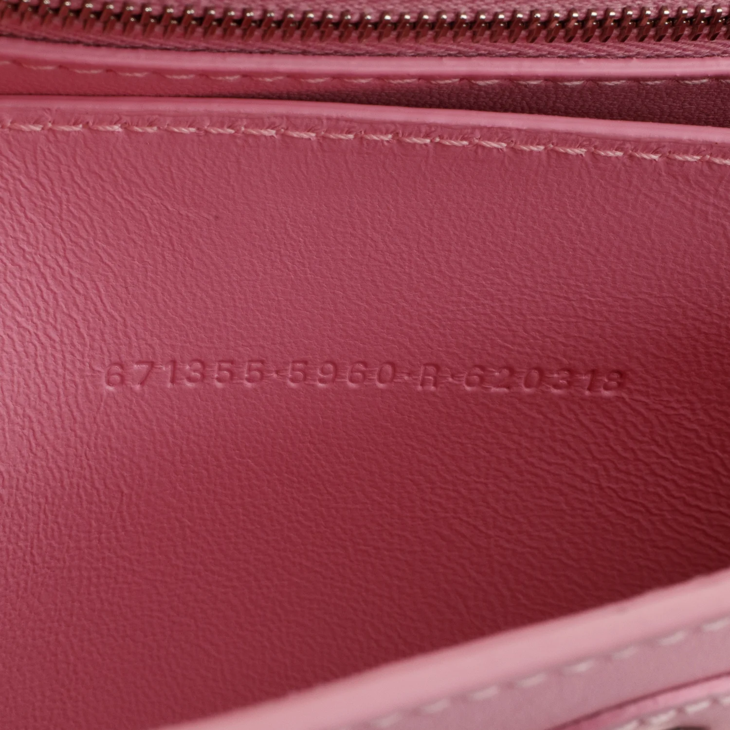 Balenciaga Pink Semi Shiny Smooth Calfskin XS Downtown Shoulder Bag - Image 10
