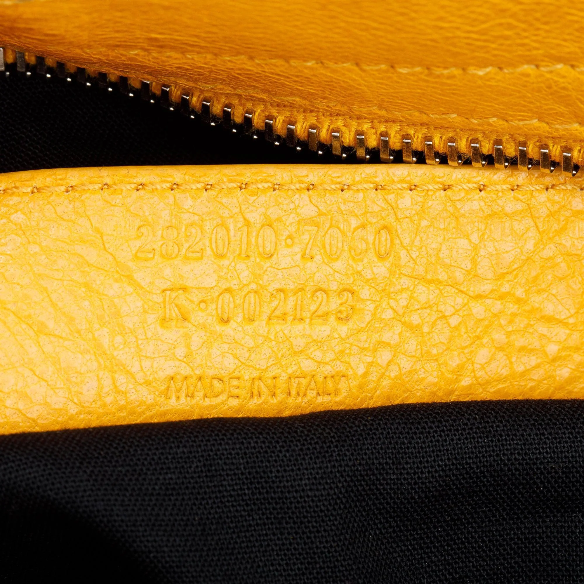 Balenciaga Yellow Agneau Leather Giant 12 Velo Bag - Image 9