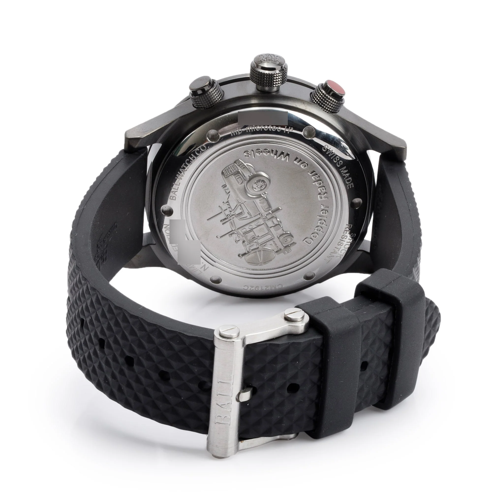 Ball 2023 Stainless Steel & Black DLC Fireman Storm Chaser 41 MM Automatic Chronograph Watch w/ Box & Papers - Image 4