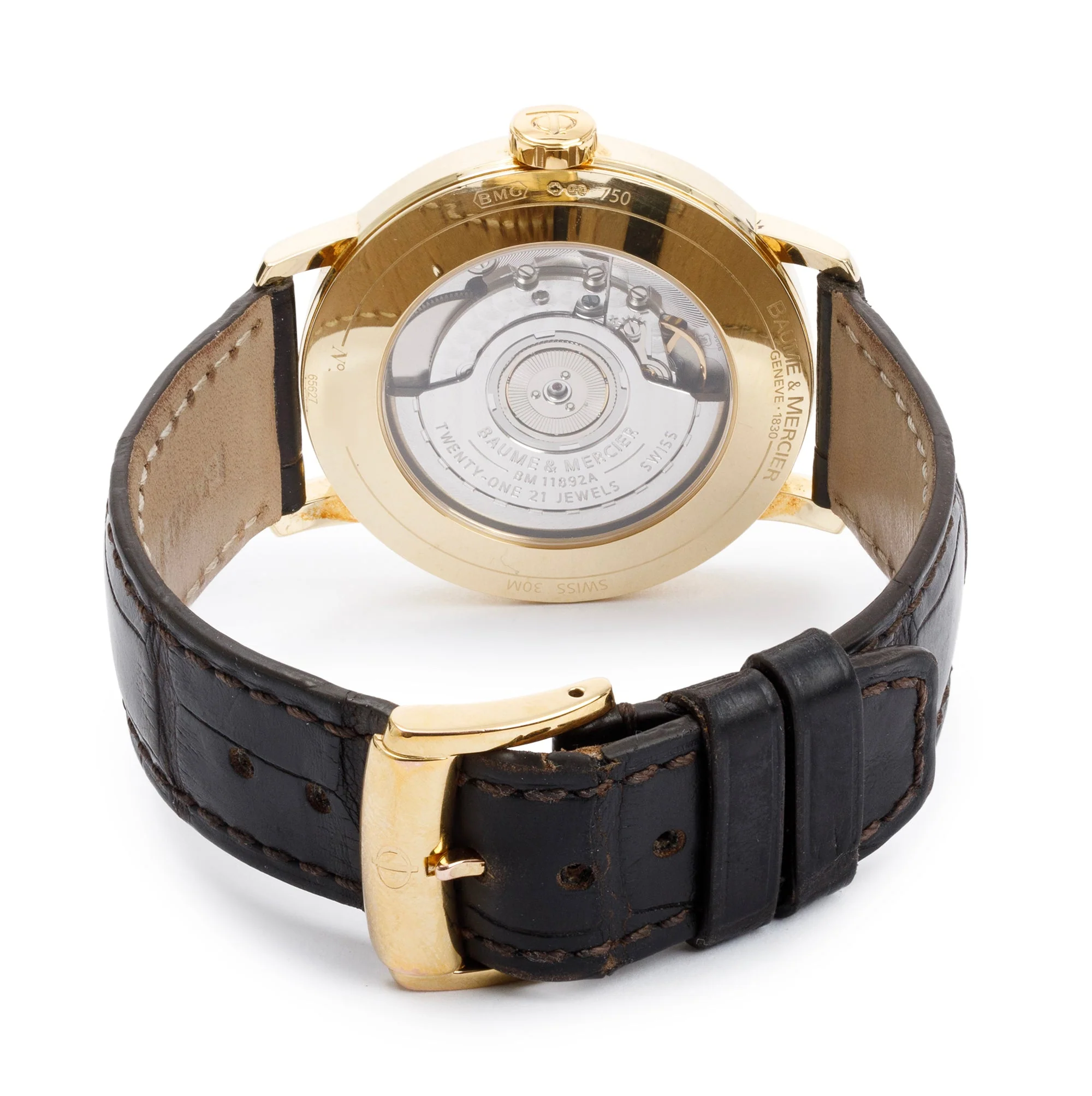 Baume & Mercier 18k Yellow Gold Classima Executive 39 MM Automatic Watch - Image 3
