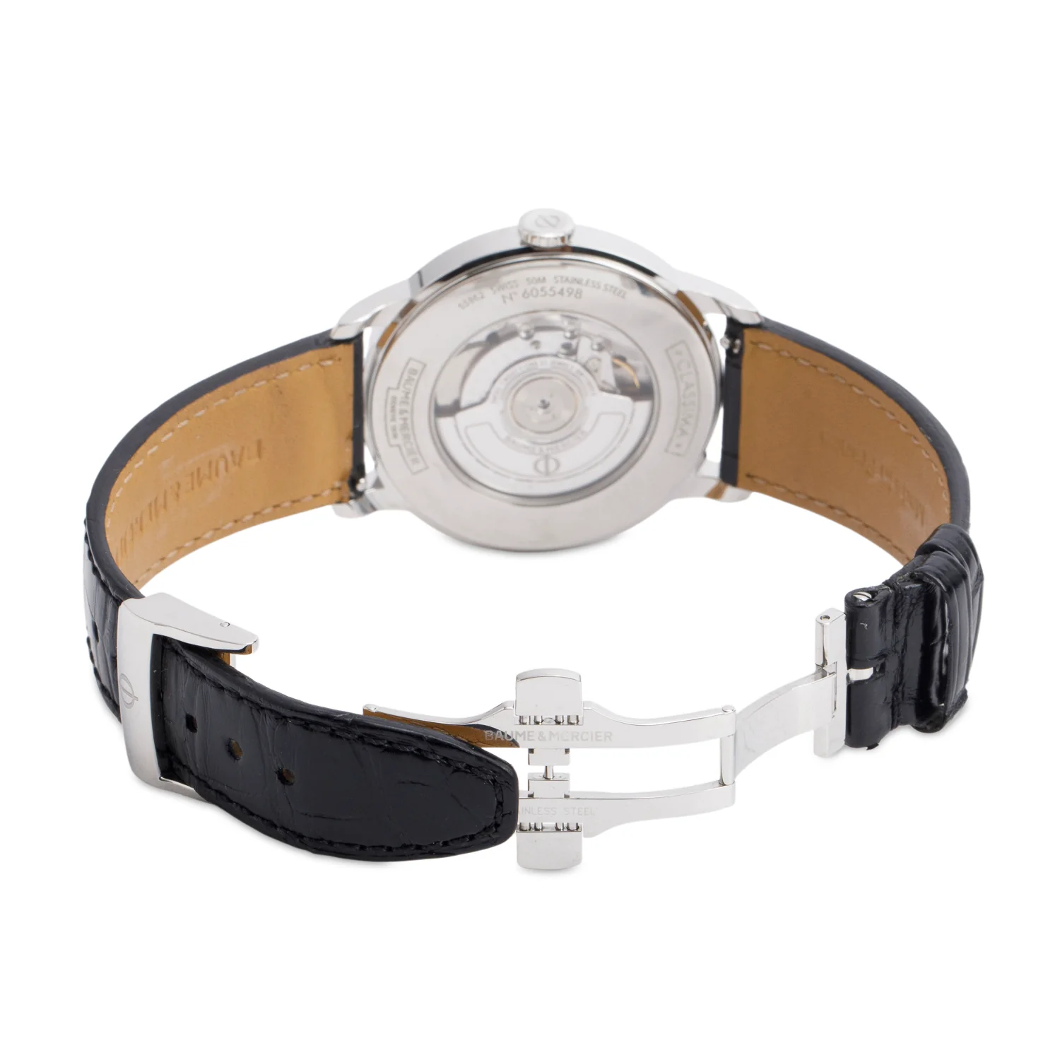 Baume & Mercier 2022 Stainless Steel Classima 42 MM Automatic GMT Watch Blue Dial w/ Box & Papers - Image 5
