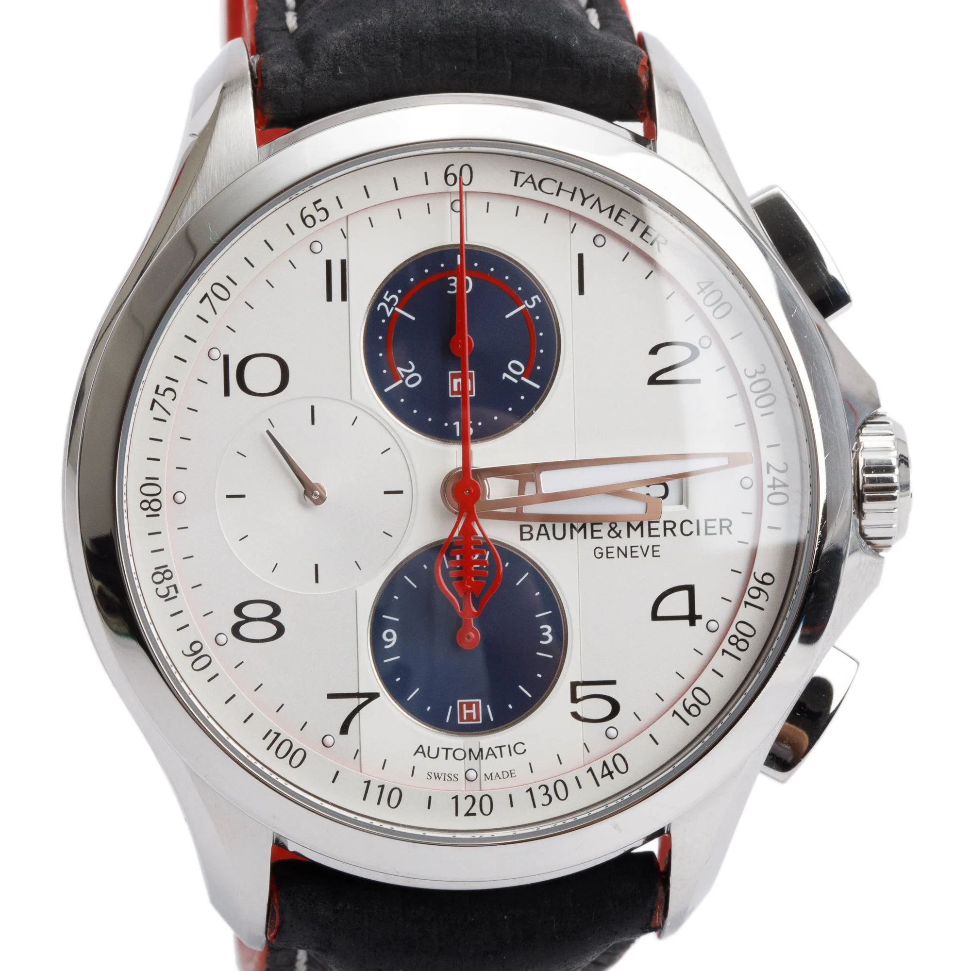 Baume & Mercier Stainless Steel Clifton Club Shelby Cobra Limited Edition 44 MM Chronograph Automatic Watch w/ Box & Papers - Image 3