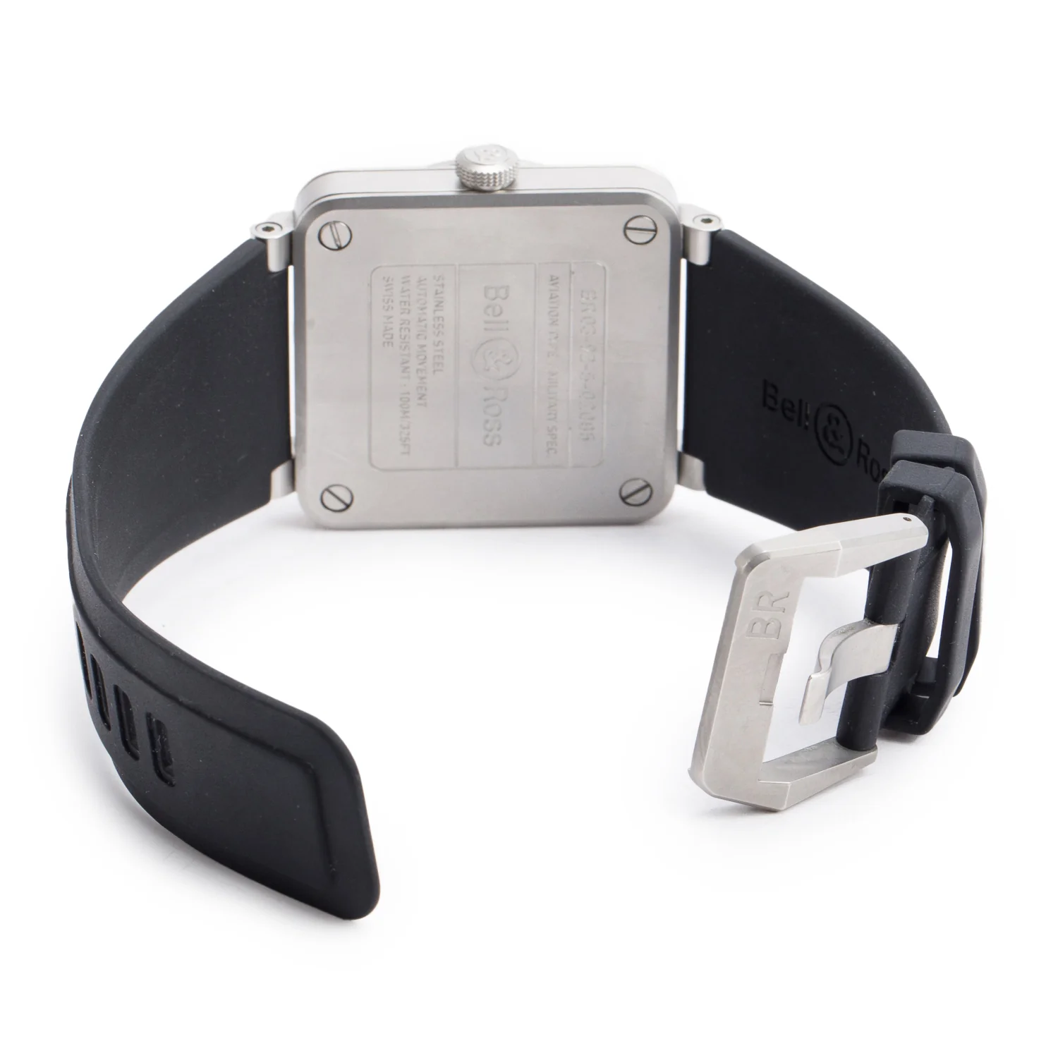 Bell & Ross Stainless Steel BR03-92 Horograph 42 MM Automatic Watch Black Dial w/ Box & Papers - Image 5