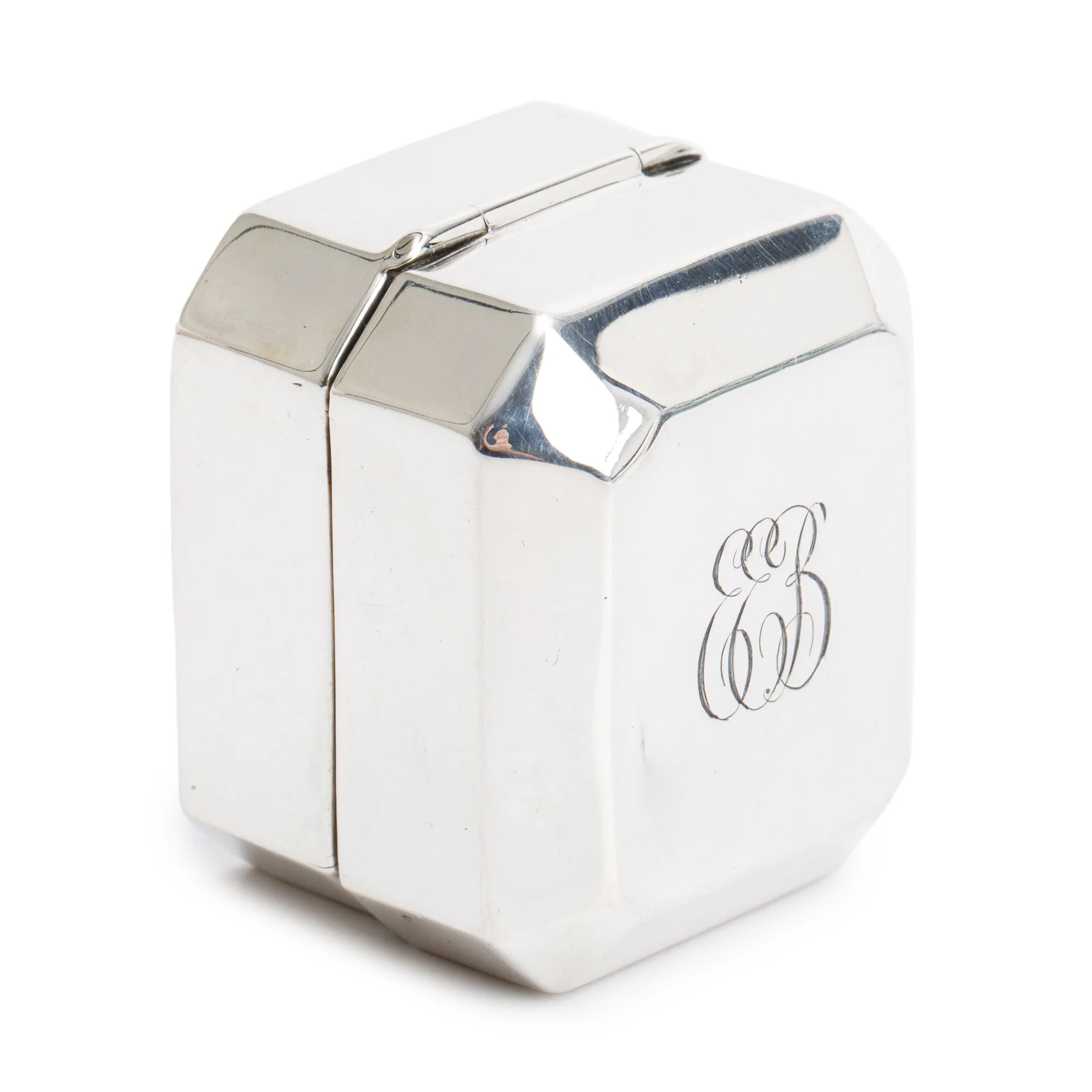 Birks Antique Sterling Silver Ring Box - Image 2