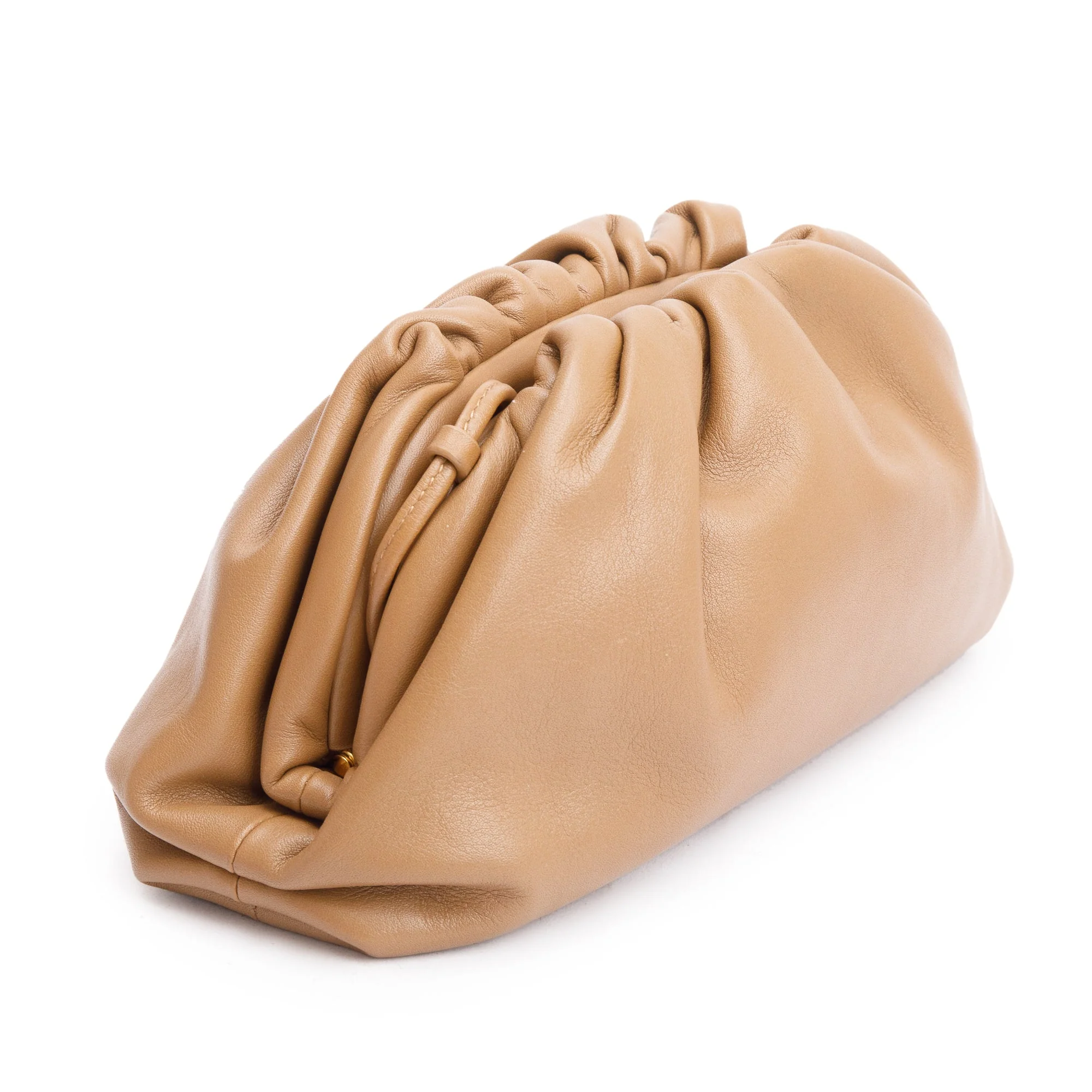 Bottega Veneta Brown Calfskin Leather The Mini Pouch - Image 4