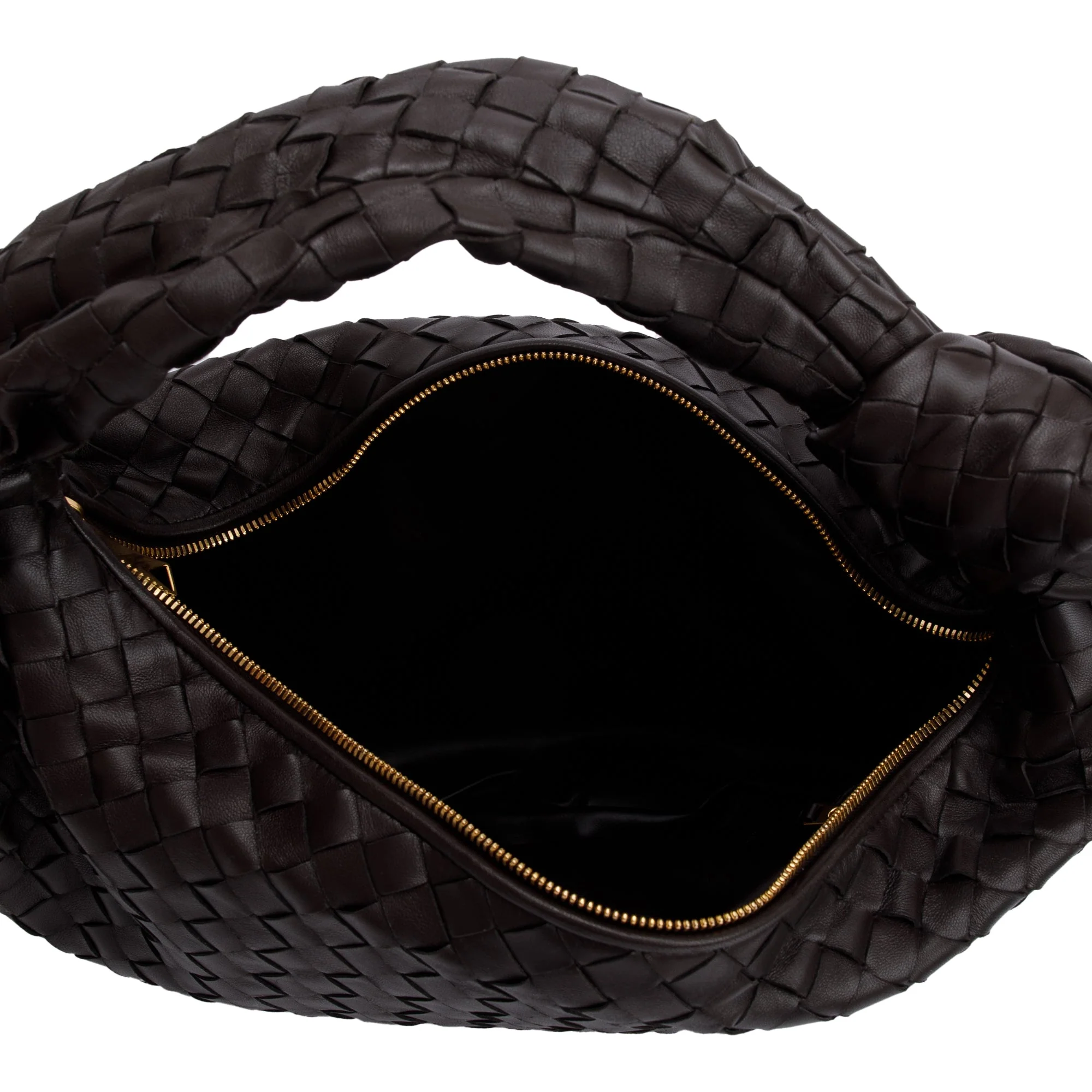 Bottega Veneta Brown Intrecciato Leather Large Jodie Bag - Image 6