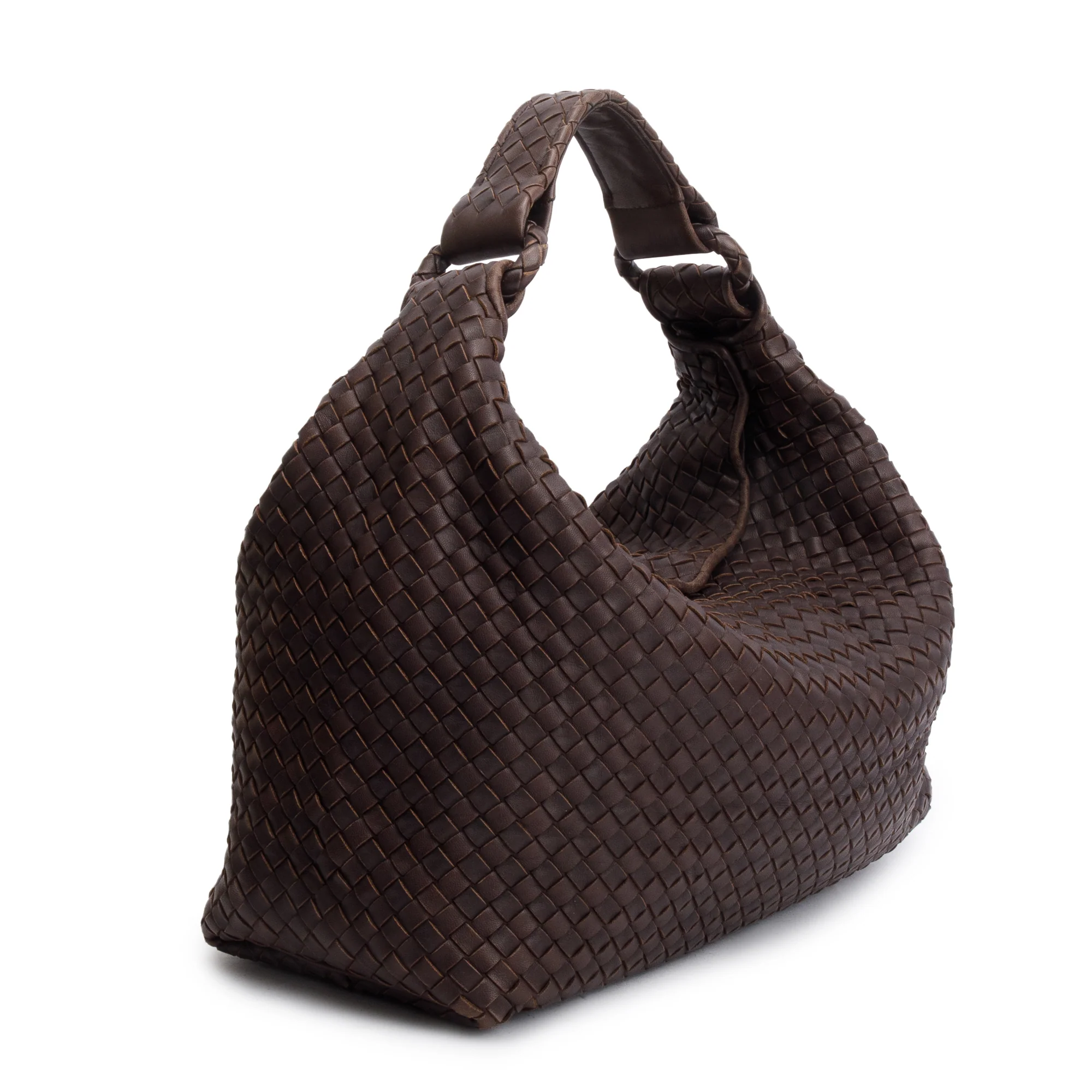 Bottega Veneta Brown Intrecciato Leather Sloane Bag - Image 2