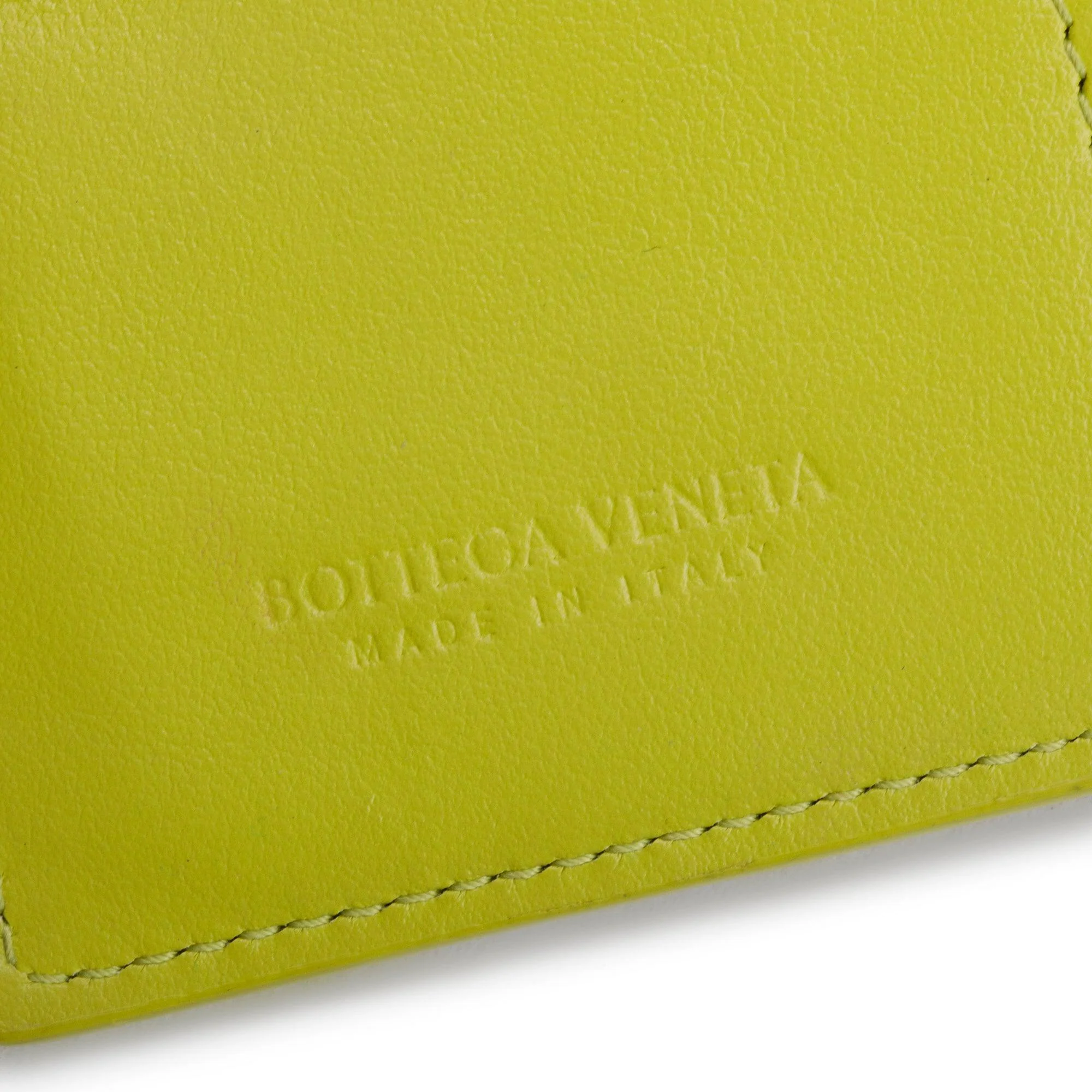Bottega Veneta Green Intrecciato Calfskin Leather Small Cassette Bi-Fold Zip Wallet - Image 5