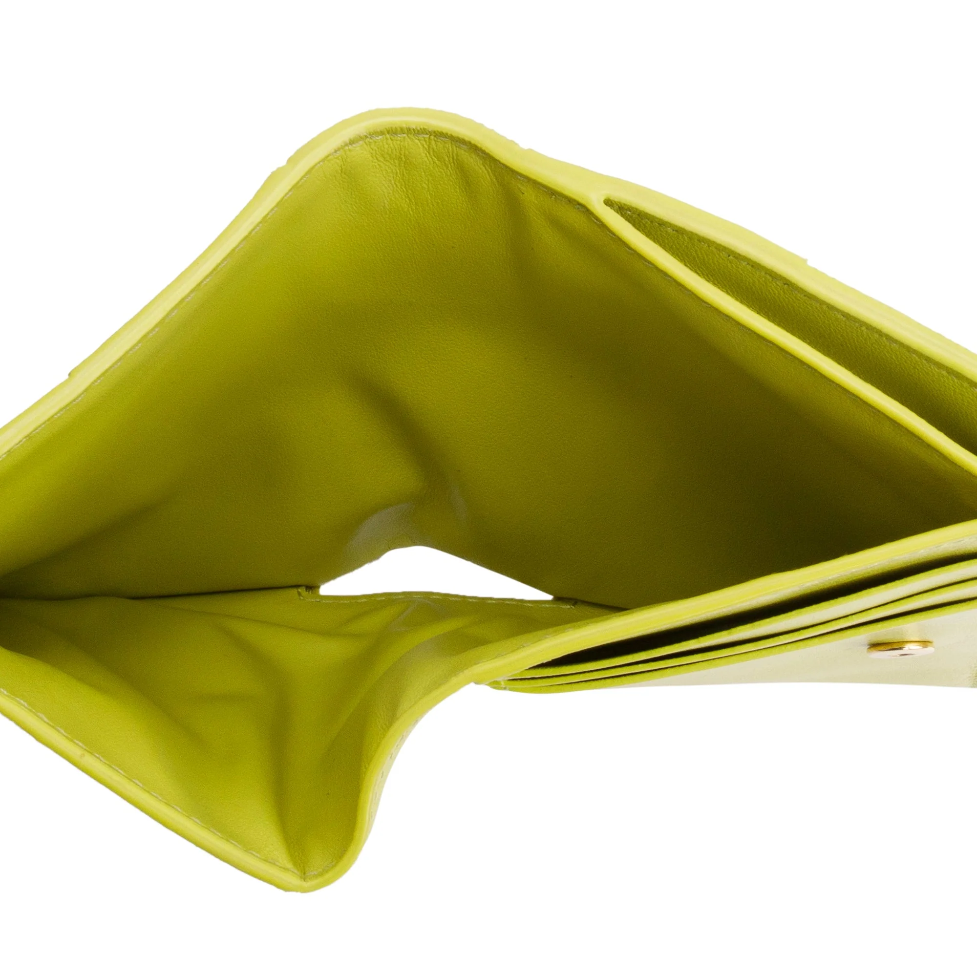 Bottega Veneta Green Intrecciato Calfskin Leather Small Cassette Bi-Fold Zip Wallet - Image 7