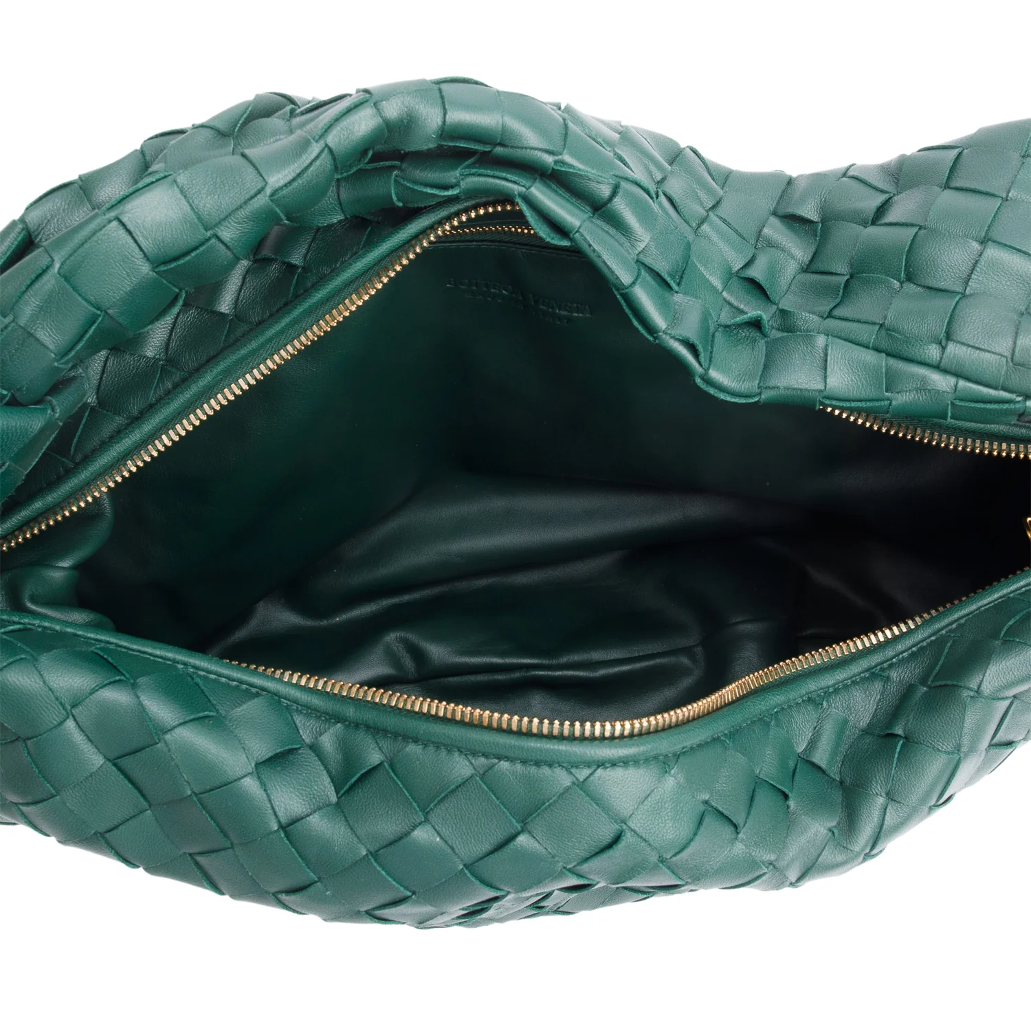 Bottega Veneta Green Intrecciato Leather Classic Jodie Hobo Bag - Image 7