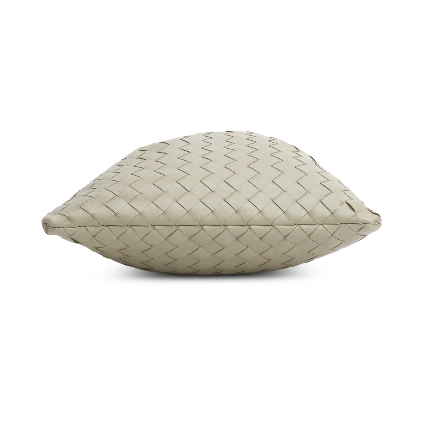 Bottega Veneta Green Intreciatto Leather Drawstring Pouch - Image 5