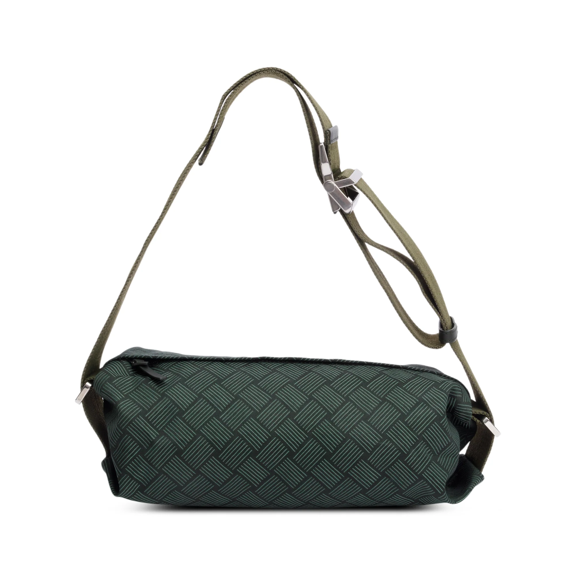 Bottega Veneta Green Nylon Jacquard Belt Bag - Image 2