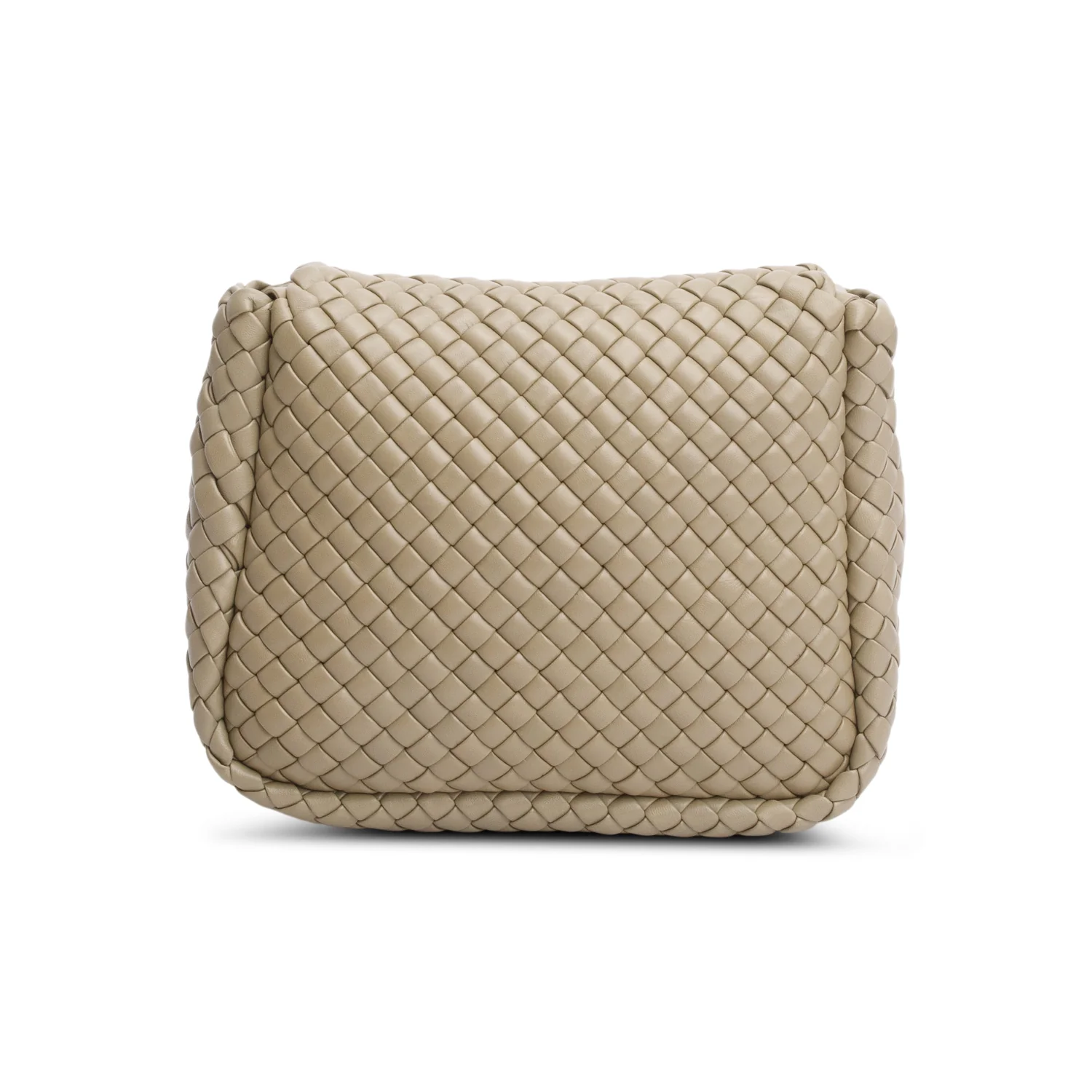 Bottega Veneta Grey Intrecciato Leather Medium Cobble Shoulder Bag - Image 5