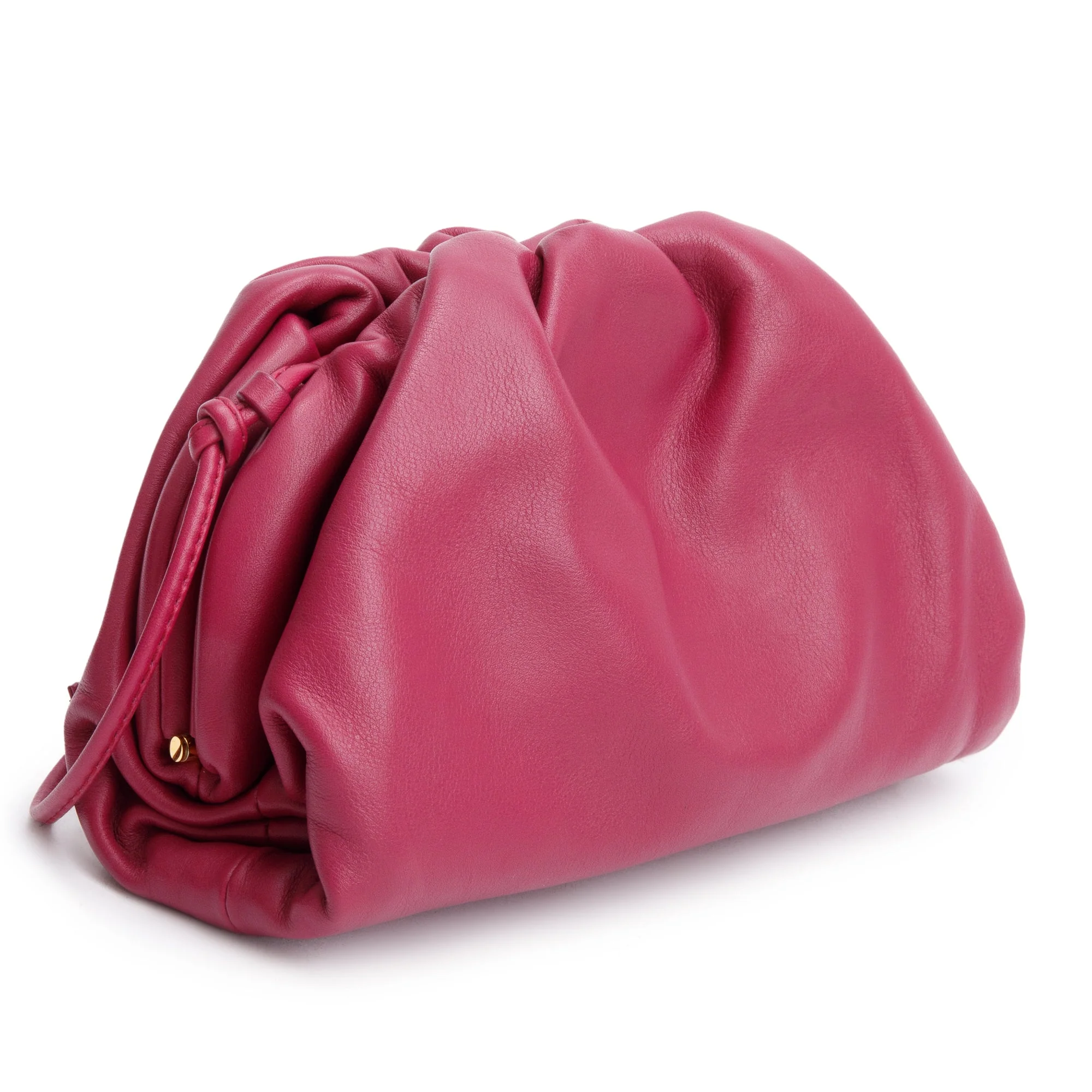Bottega Veneta Maroon Intrecciato Leather Mini Pouch Crossbody - Image 6