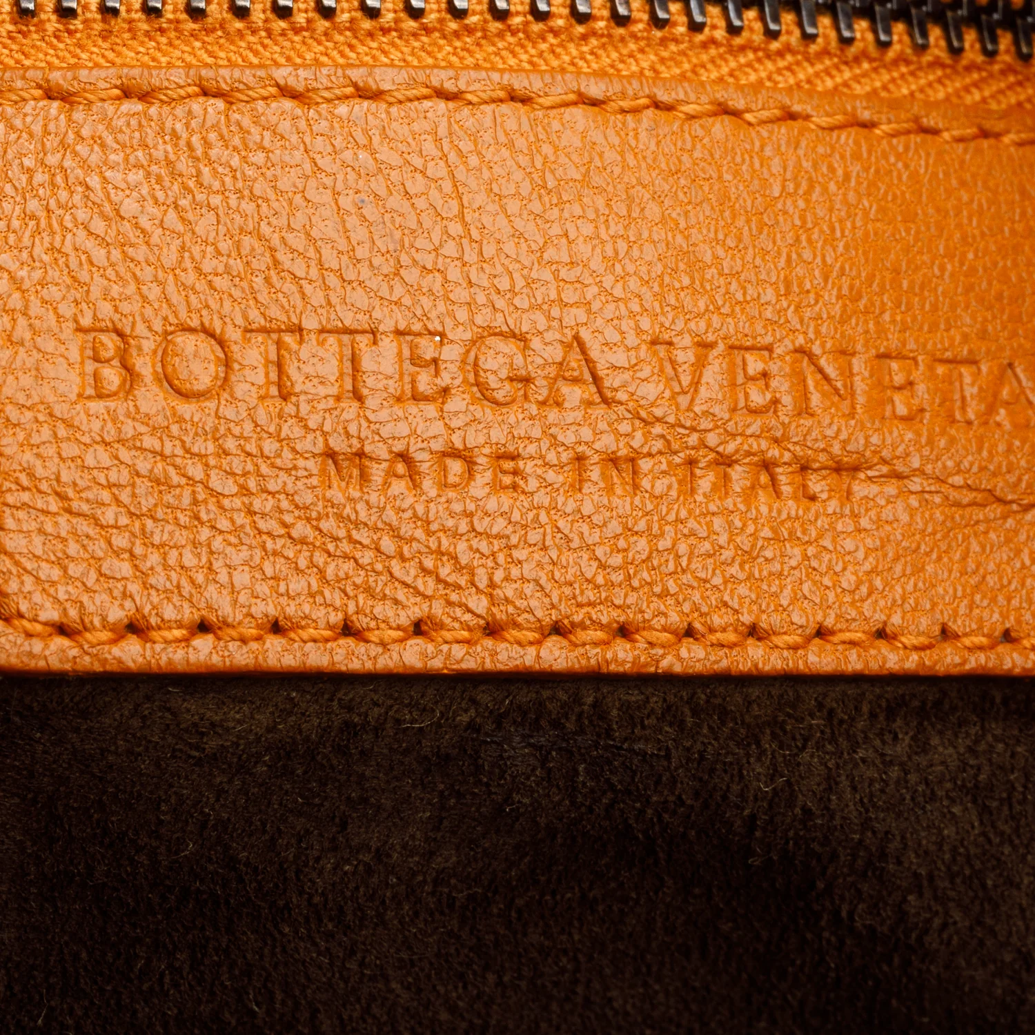 Bottega Veneta Orange Nappa Intrecciato Large Veneta Hobo - Image 8