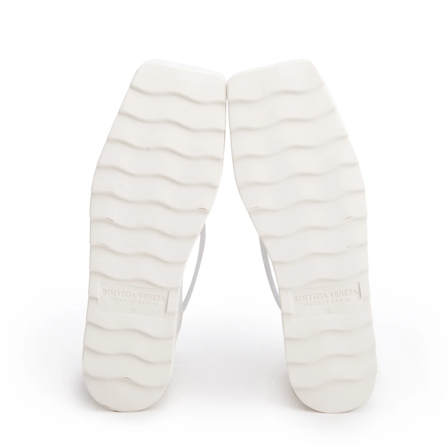 Bottega Veneta White Mesh Lambskin Sporty Web Stretch Ankle Tie Espadrilles, Size 36 - Image 5
