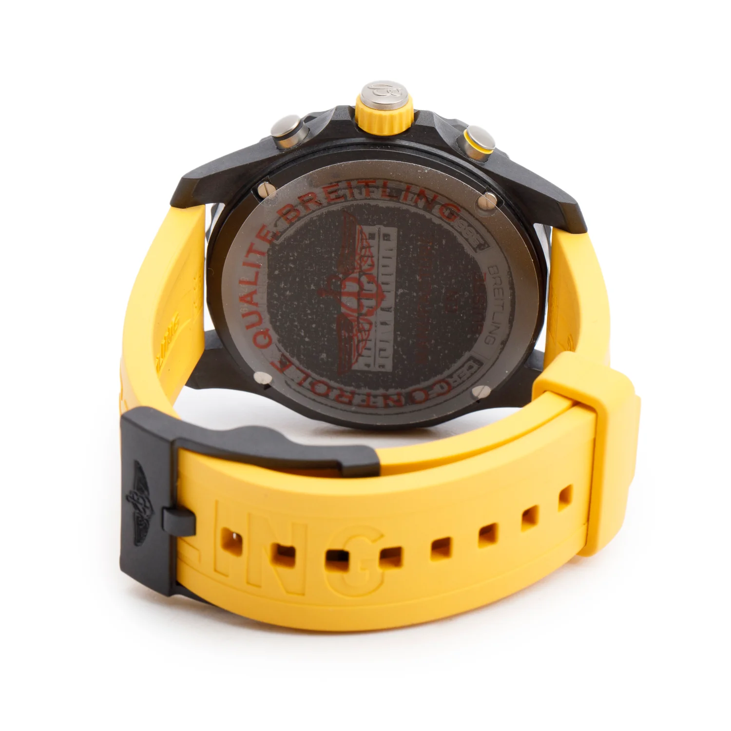 Breitling Breitlight Black Polymer Endurance Pro 44MM Watch Yellow X82310 w/ Box & Papers - Image 4