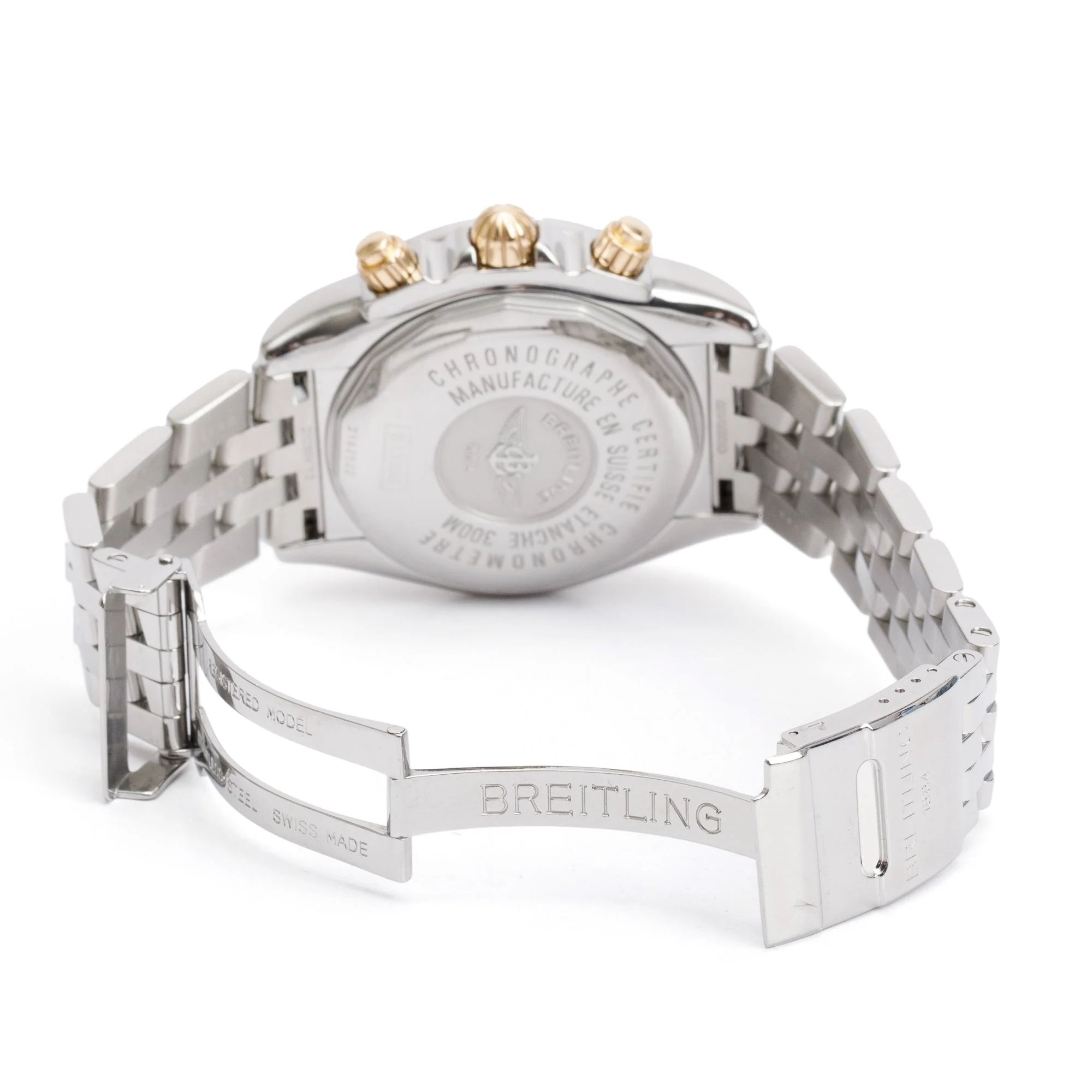 Breitling Stainless Steel & 18k Yellow Gold Chronomat Evolution 44 MM Automatic Chronograph Watch B13356 - Image 4
