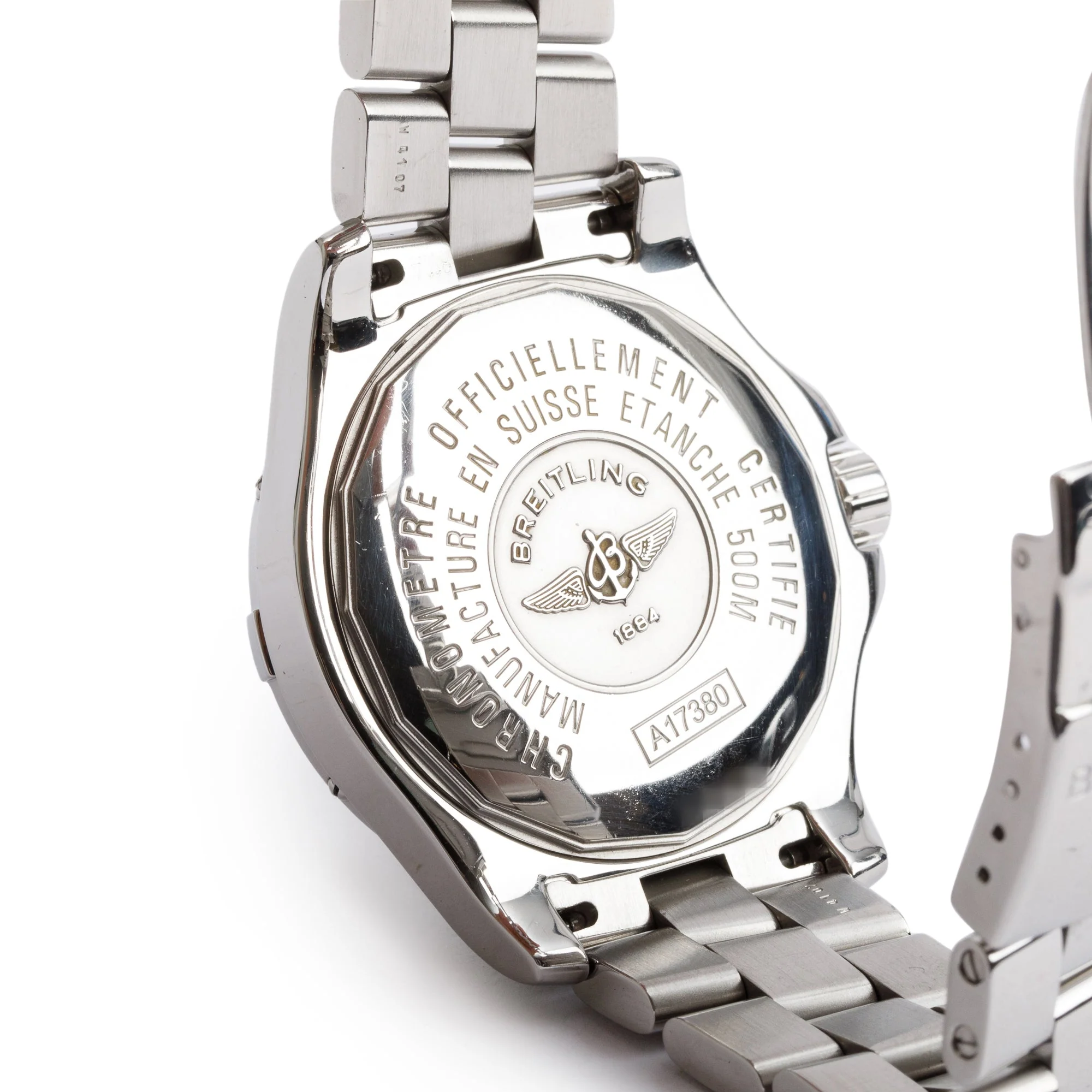 Breitling Stainless Steel Colt 41 MM Automatic Watch A17380 w/ Box & Papers - Image 6