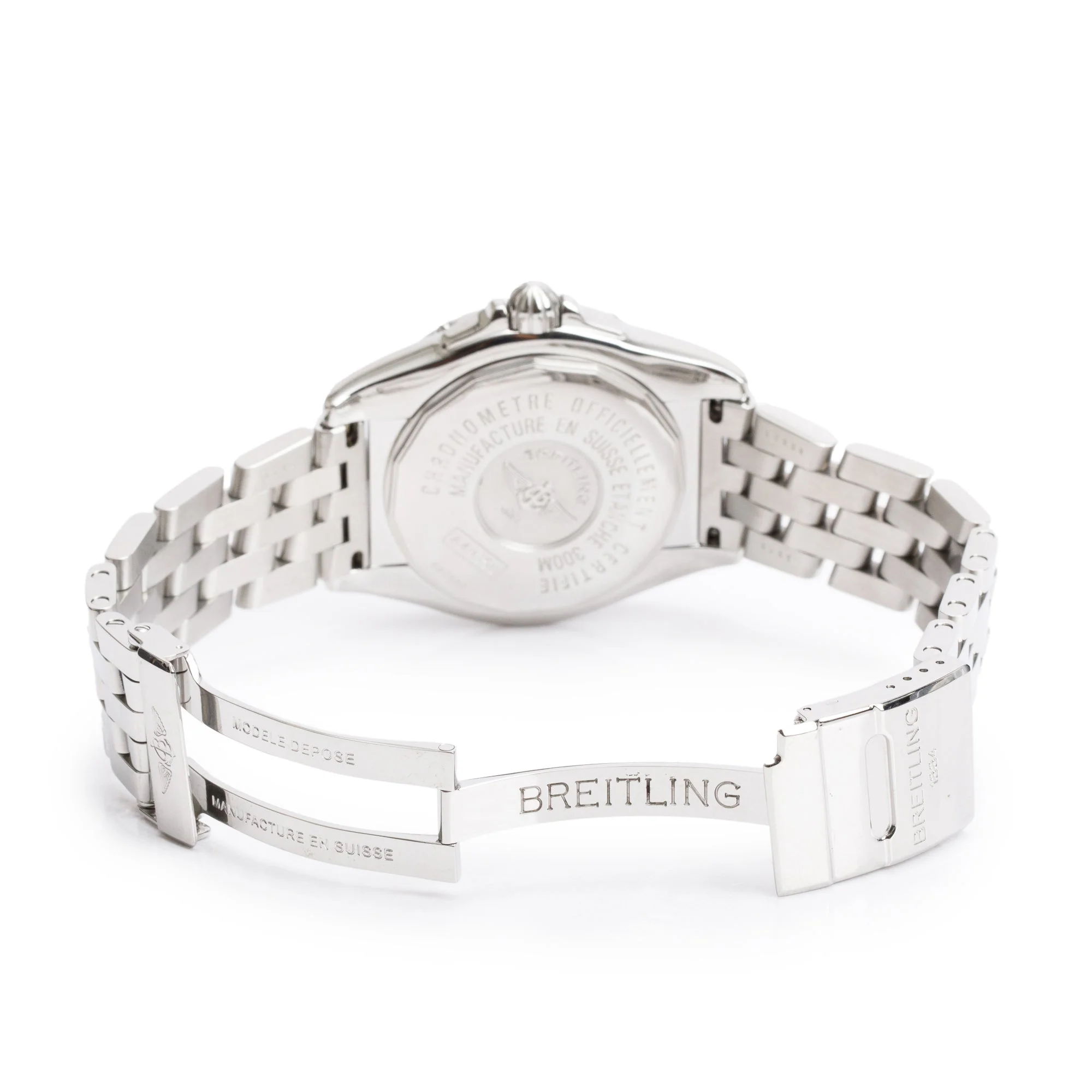 Breitling Stainless Steel Galactic Cockpit 41 MM Automatic Watch Black Dial A49350 w/ Box, Papers & Extra Strap - Image 5
