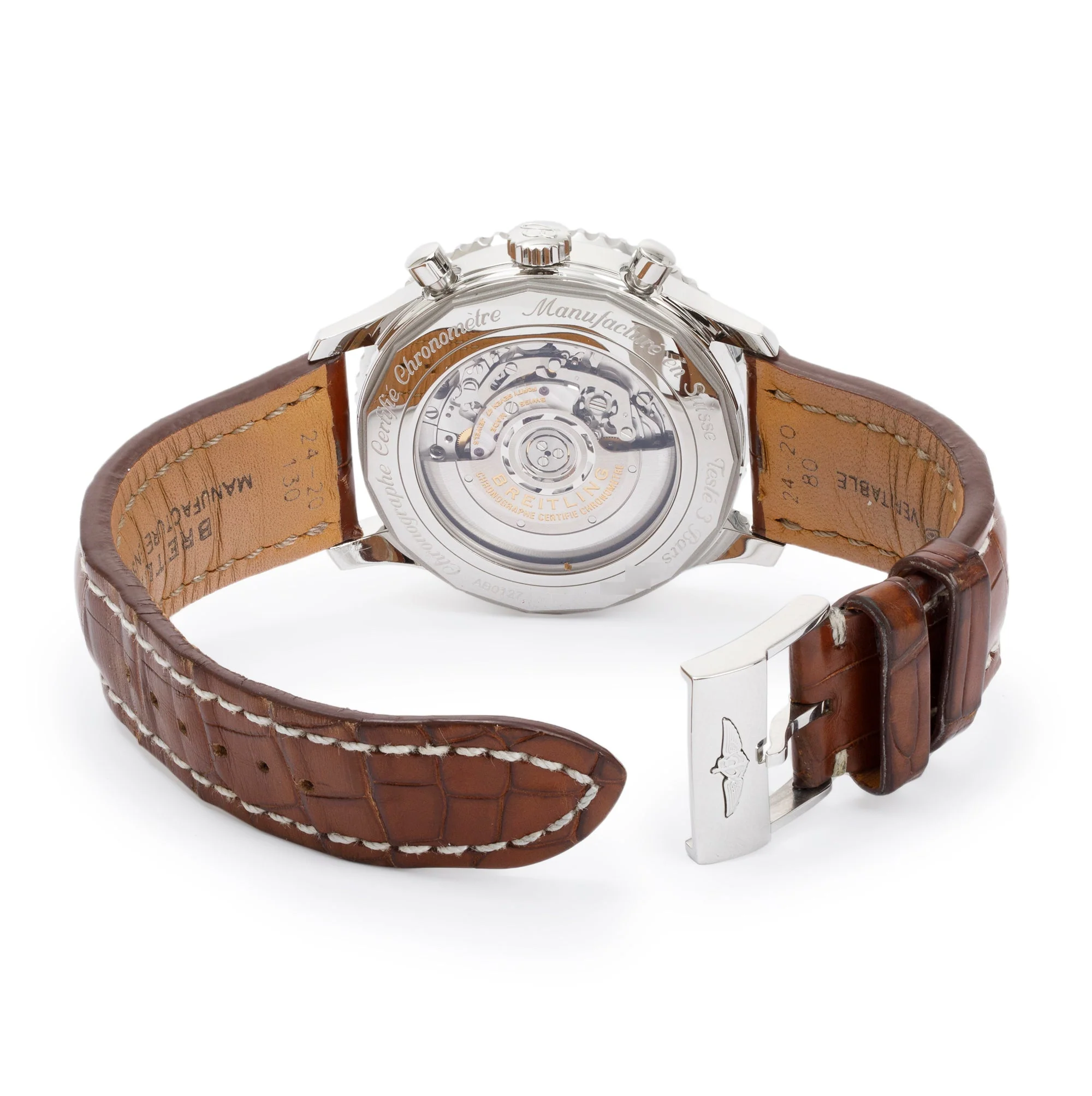 Breitling Stainless Steel Navitimer B01 Chronograph 46 MM Automatic Watch w/ Box & Papers - Image 5