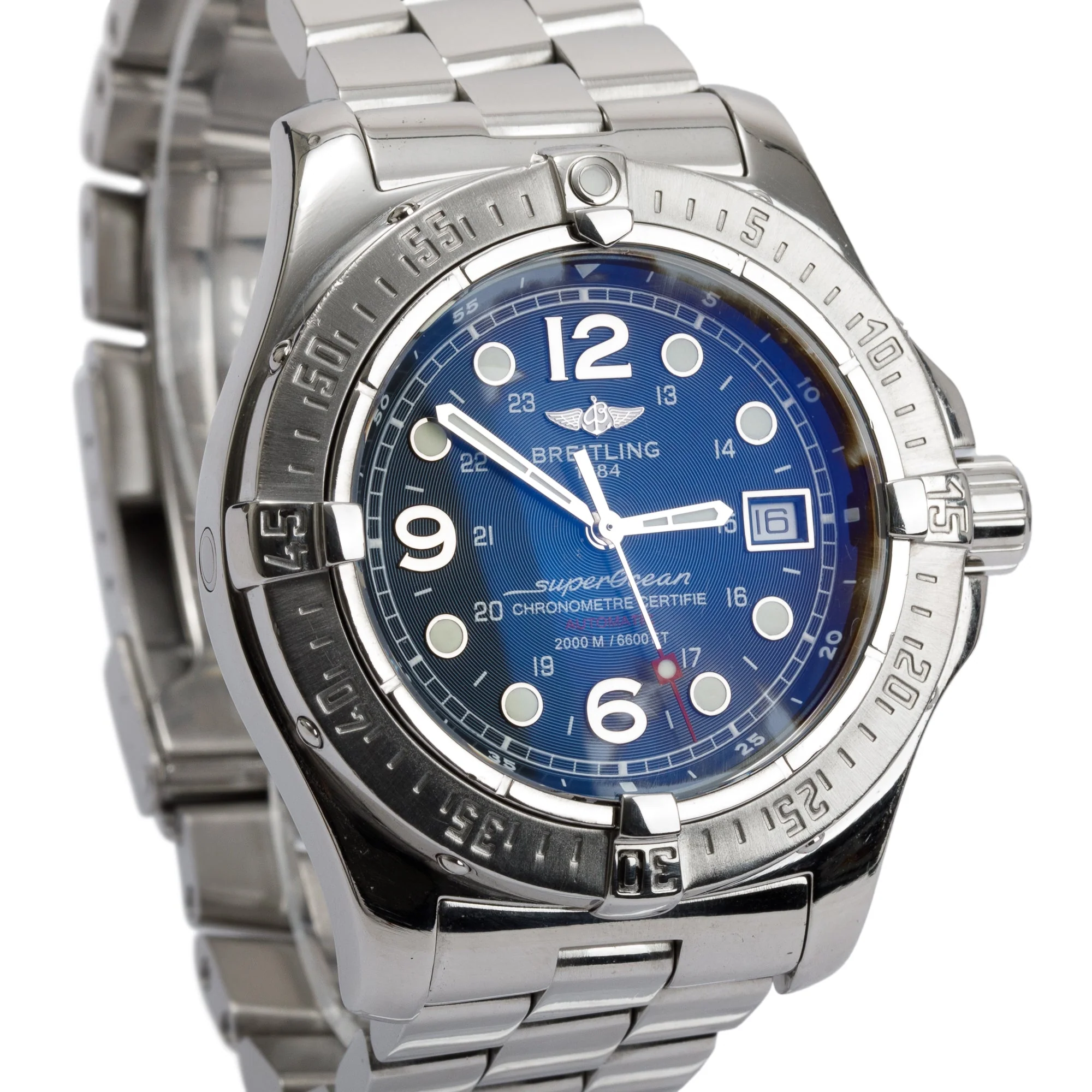 Breitling Stainless Steel Superocean Steelfish 44 MM Automatic Watch w/ Box, Papers & Extra Strap - Image 3