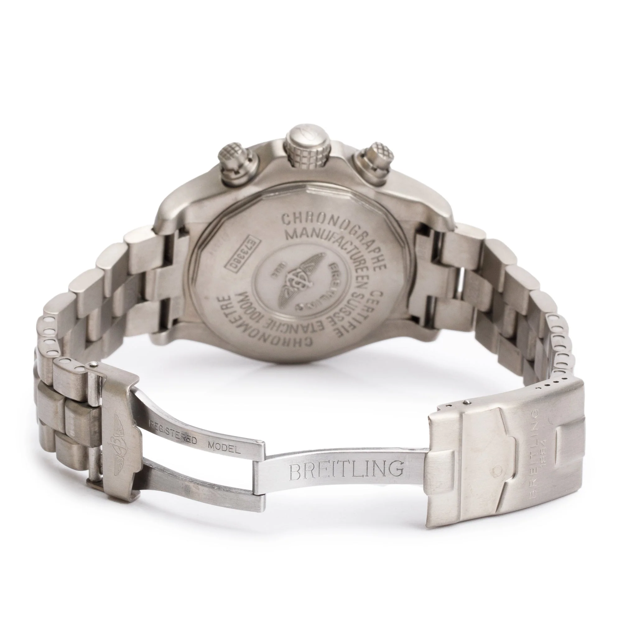 Breitling Titanium Avenger M1 44 MM Chronograph Quartz Watch E73360 w/ Box & Papers - Image 5