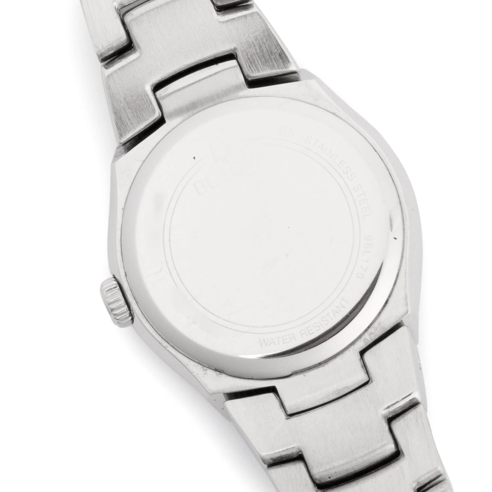 Bulova Stainless Steel Crystal 24.5 MM Quartz Watch - Image 5