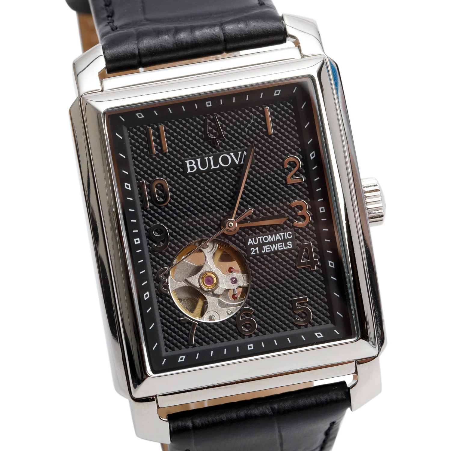 Bulova Stainless Steel Sutton Automatic Watch  w/ Box - Image 3