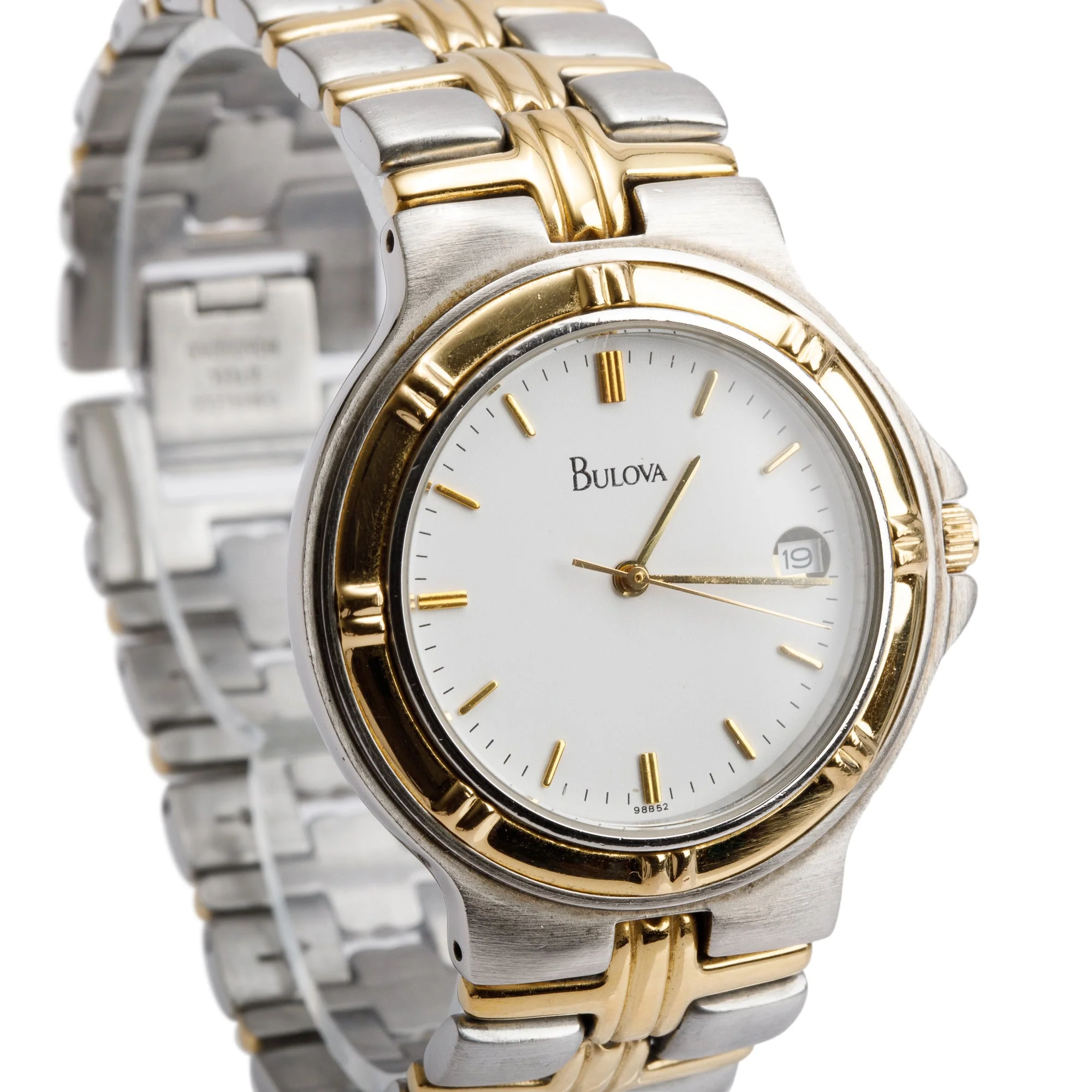 Bulova Two-Tone Stainless Steel Classic 34 MM Quartz Watch 98B52 - Image 2